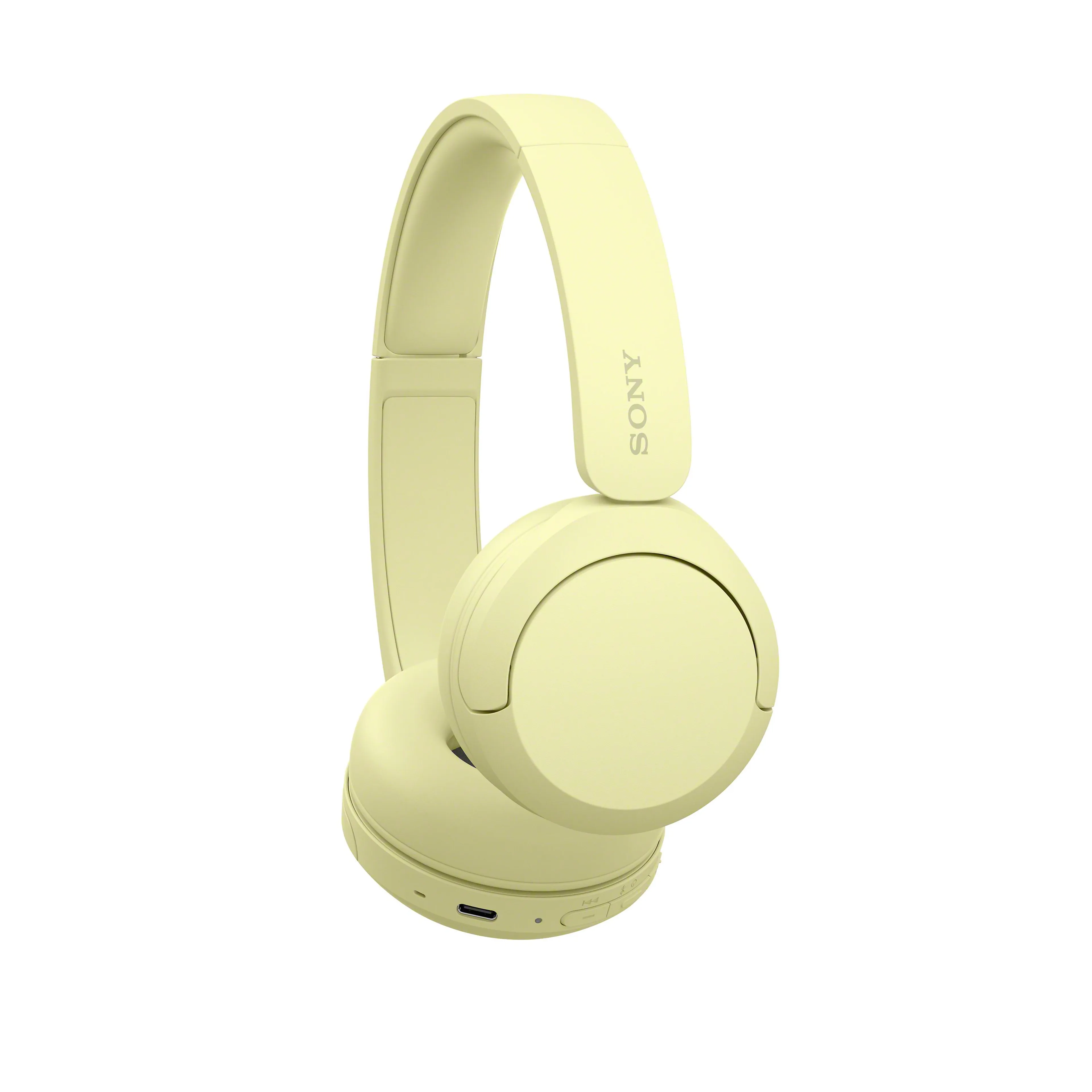 Sony wireless headphones WH-CH520 - bluetooth - microphone - yellow