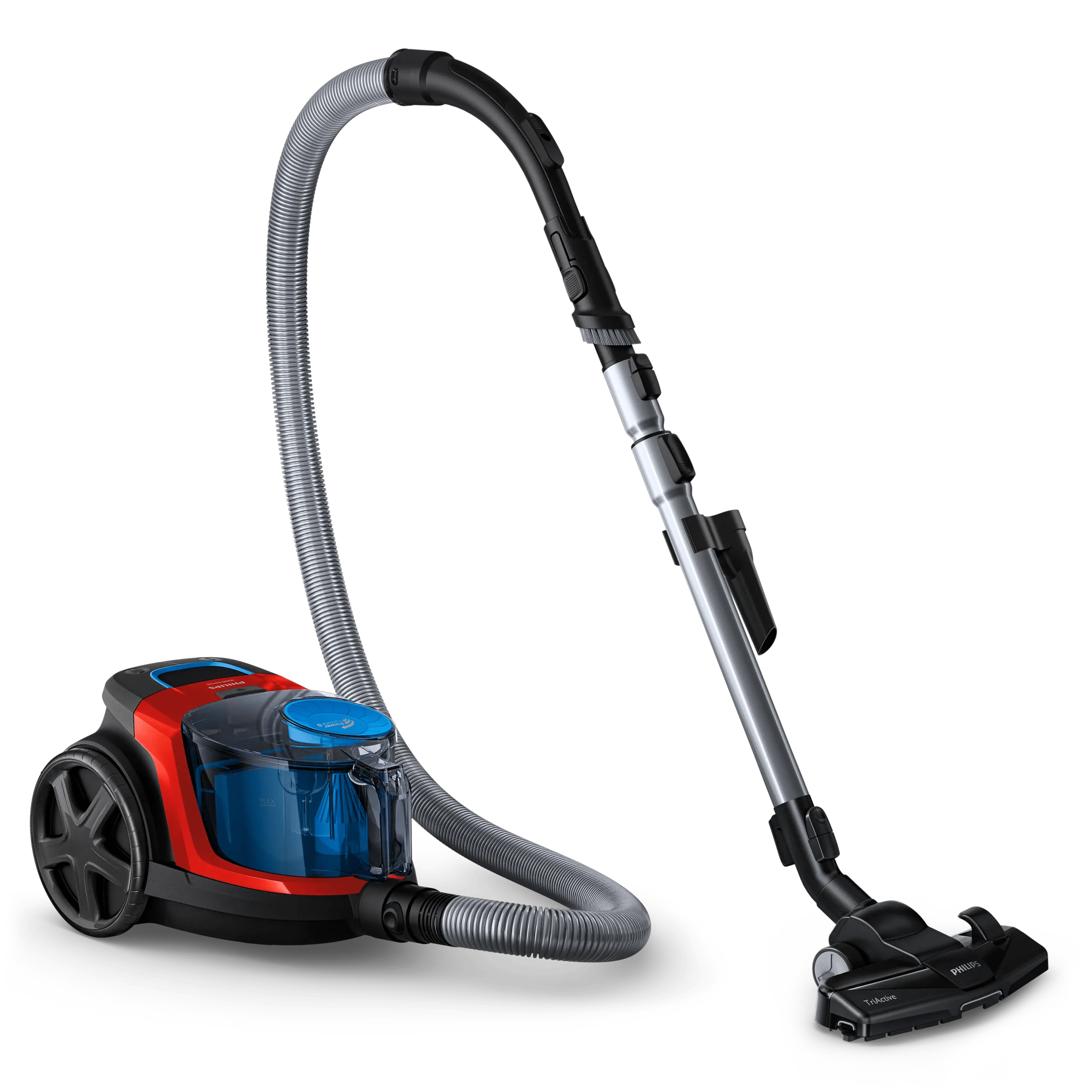 Philips 3000 series Aspirateur sans sac PowerPro Compact FC9330/09 - 900W - TriActive - Monza red