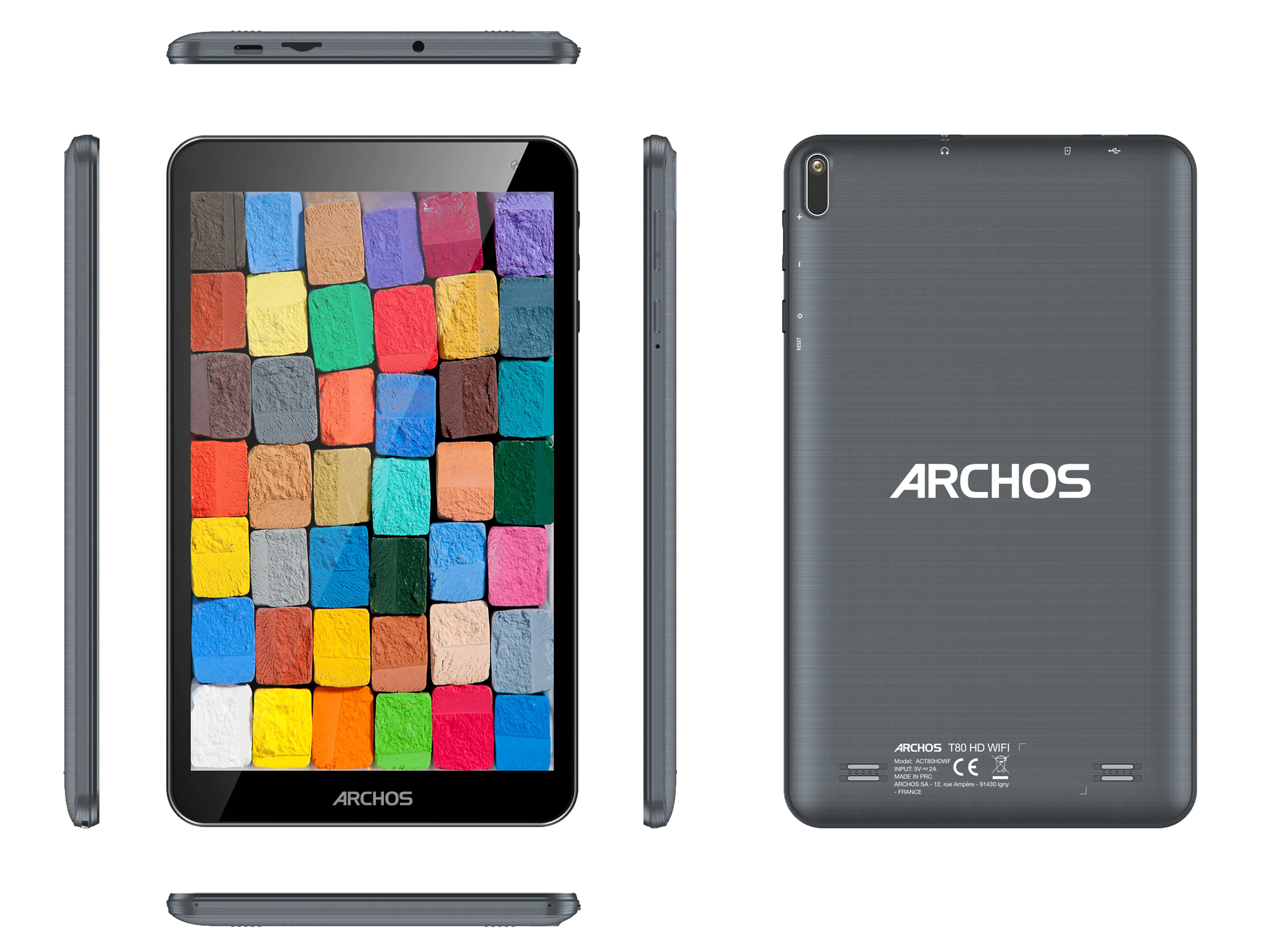 Archos Classic T80 HD - 20,3 cm (8") - 3 Go RAM - 64 Go stockage - Wi-Fi 5