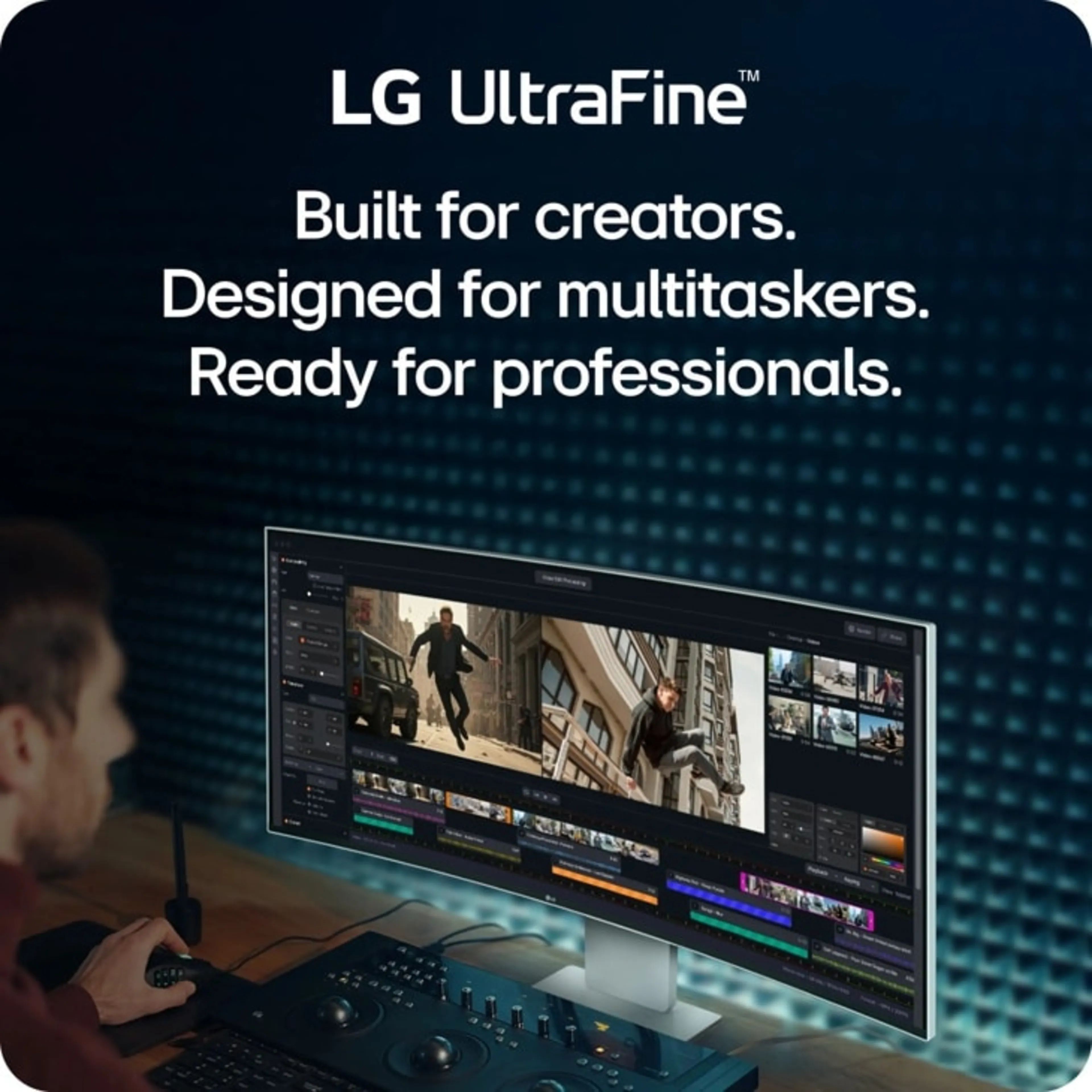 LG UltraFine 40U990A-W - 40" 5K2K Nano IPS Black - Thunderbolt 5 - 96W PD - Curved 2500R