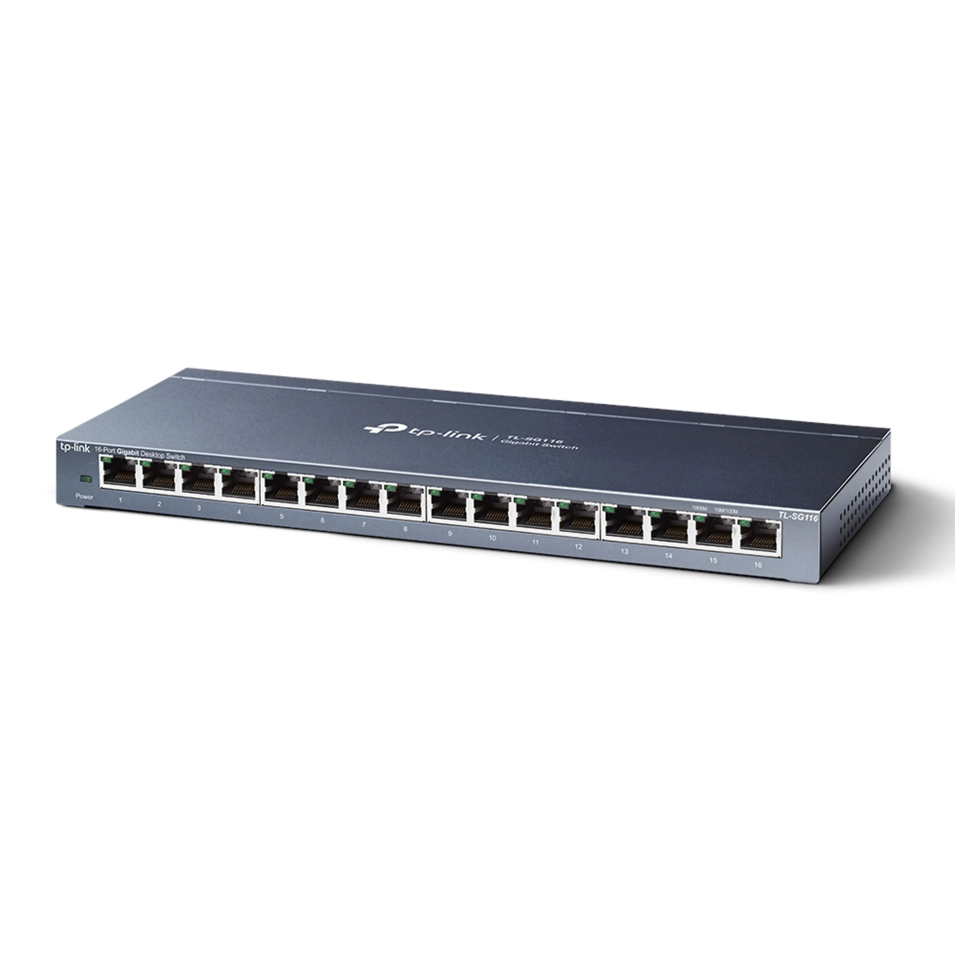 TP-Link TL-SG116 - 16 poorten - Gigabit - desktop switch