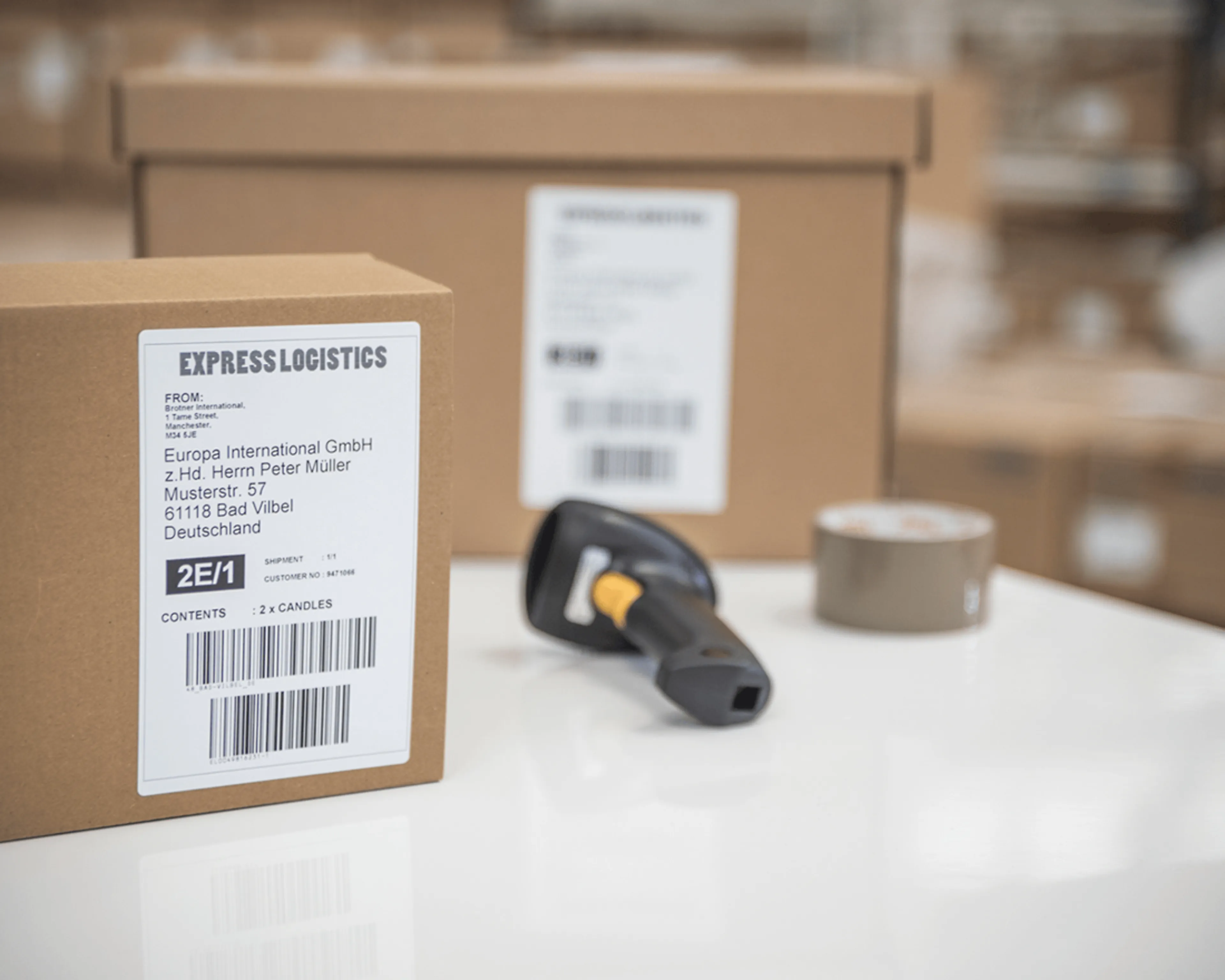 Brother labelprinter QL-1100c - printbreedte 101,6 mm - USB aansluiting - automatisch snijmechanisme