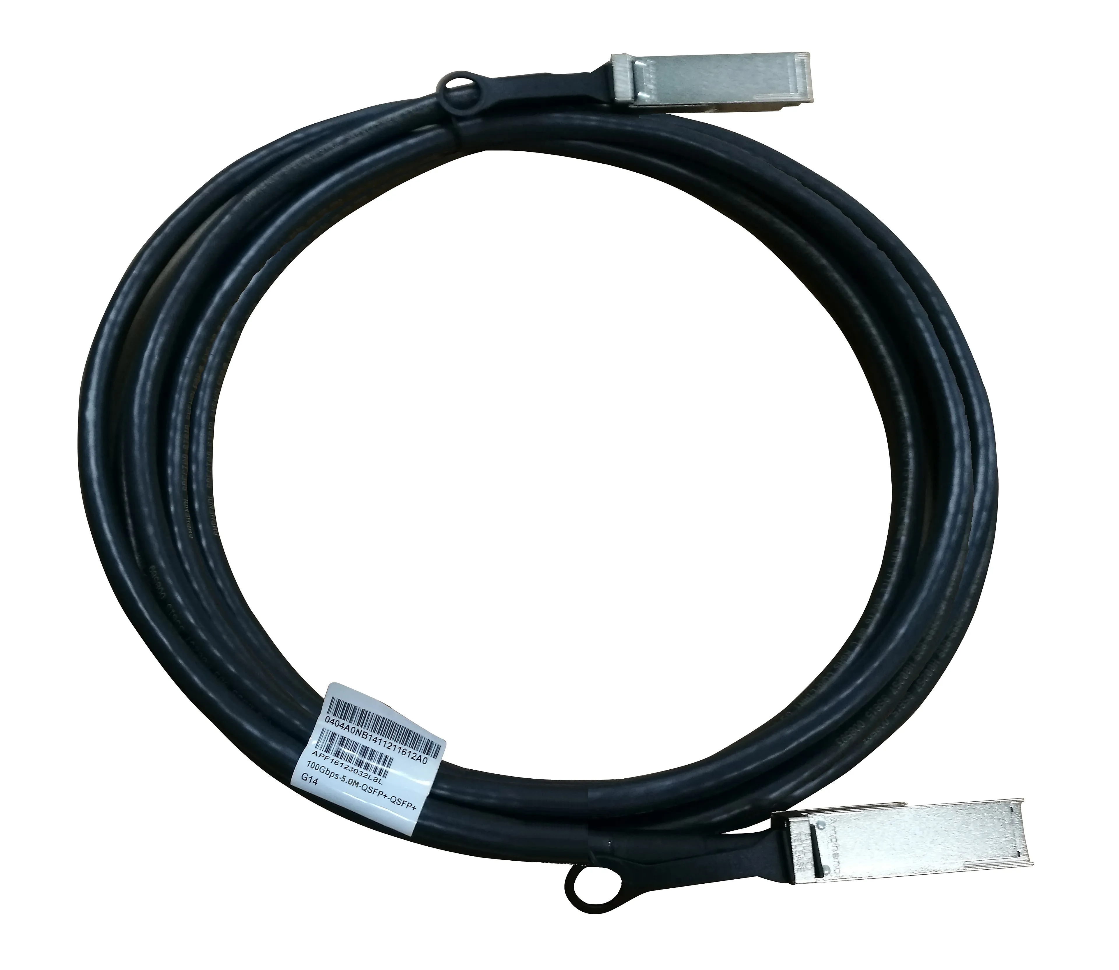 HP Enterprise Aruba Networking HPE-R0Z26A - 100G QSFP28 to QSFP28 5m direct attach copper kabel