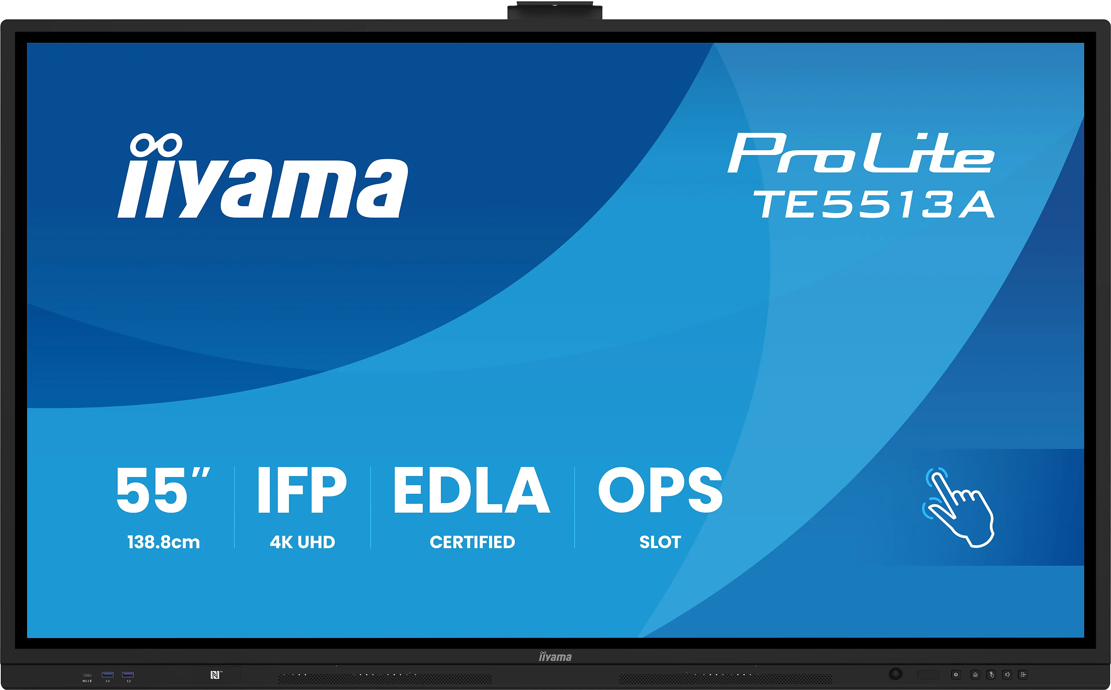 Iiyama signage display 55" - 4K UHD - ips - bonded puretouch IR - full metal housing