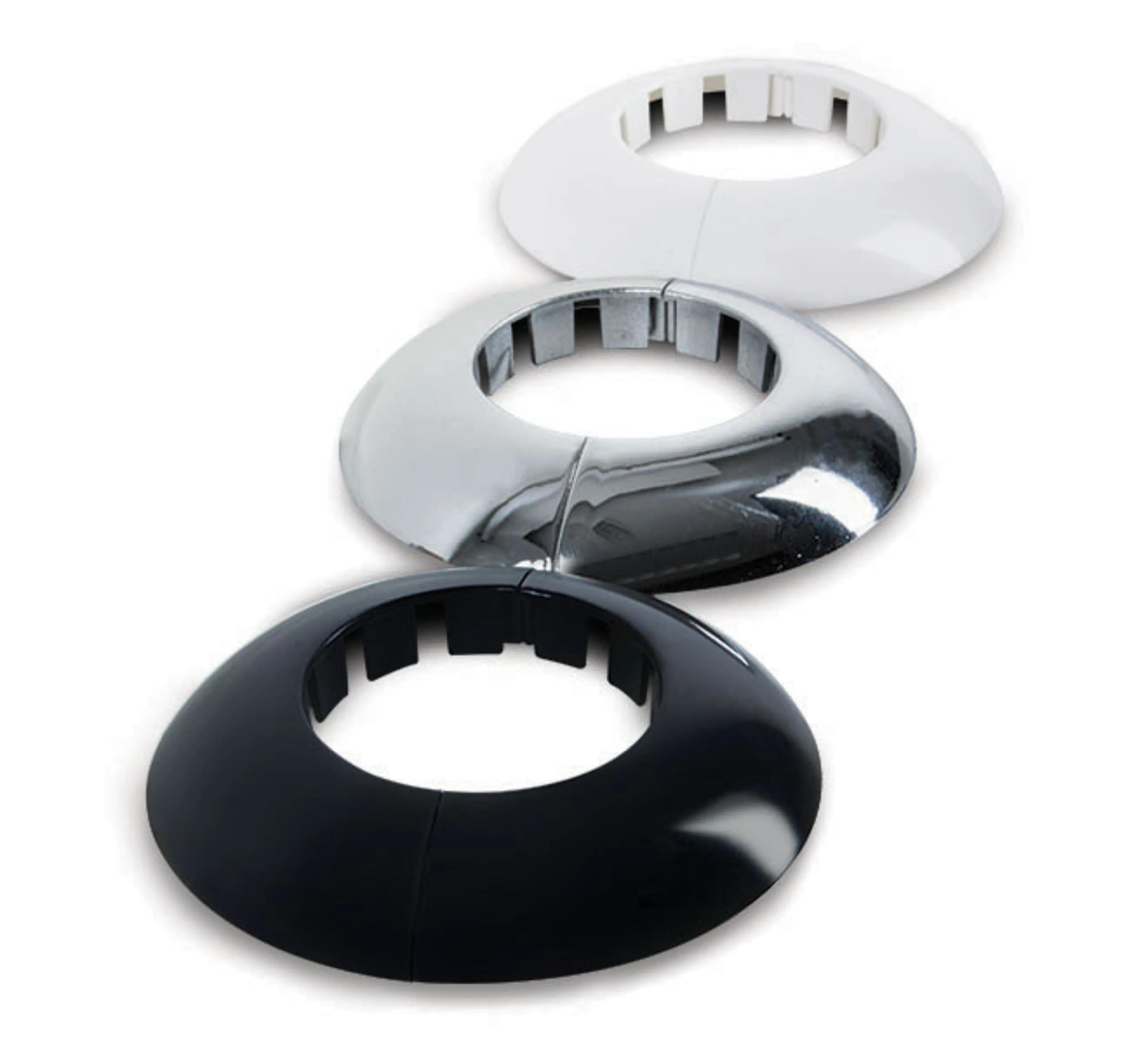 B-Tech AV Mounts System 2 Ceiling Finishing Ring voor 50mm Poles zwart