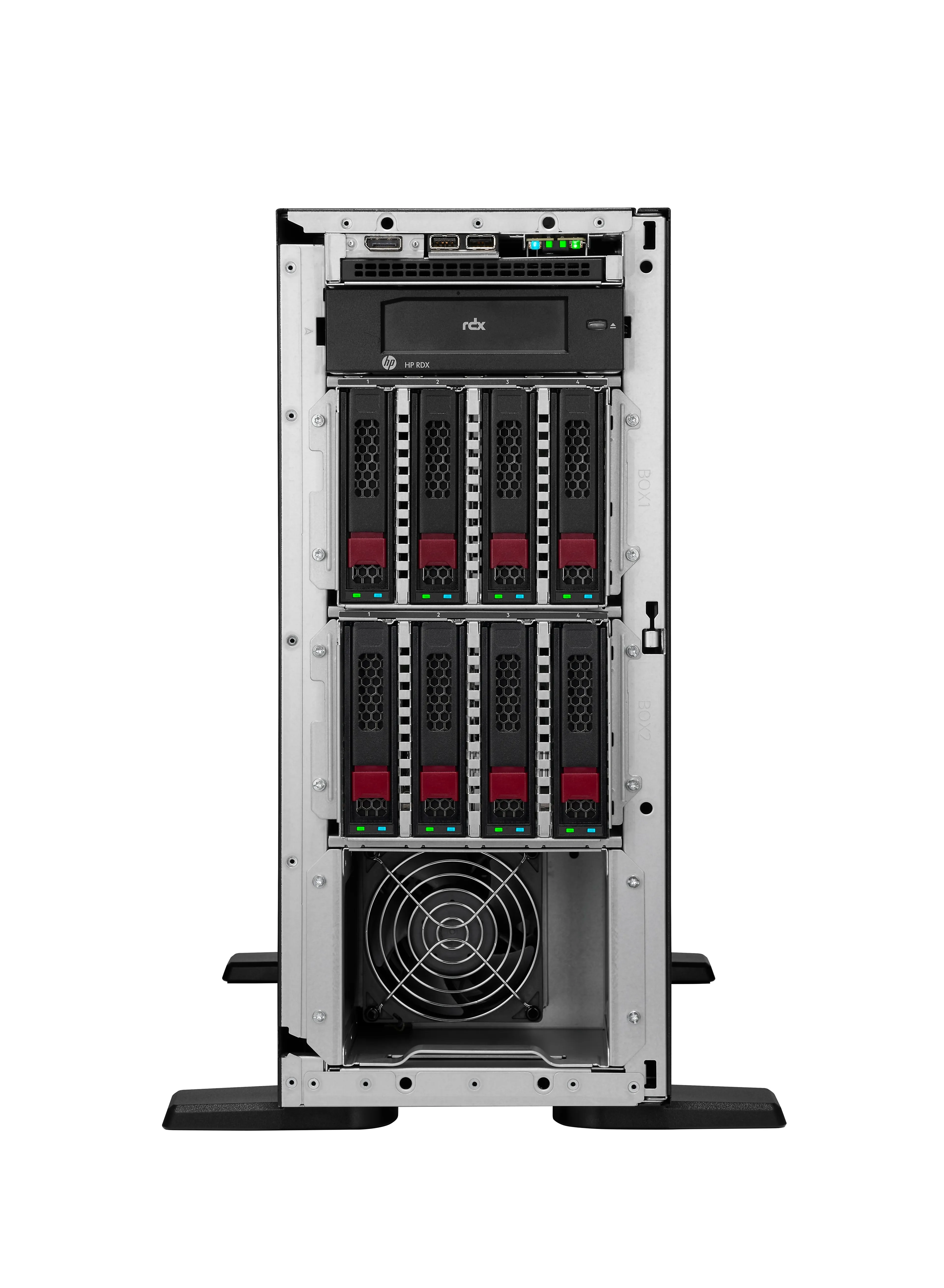 HP Enterprise ProLiant ML110 Gen11 3508U - Octa-Core 2.1GHz - 32GB DDR5 - 8SFF - 2x480GB SSD - 2x1000W voeding