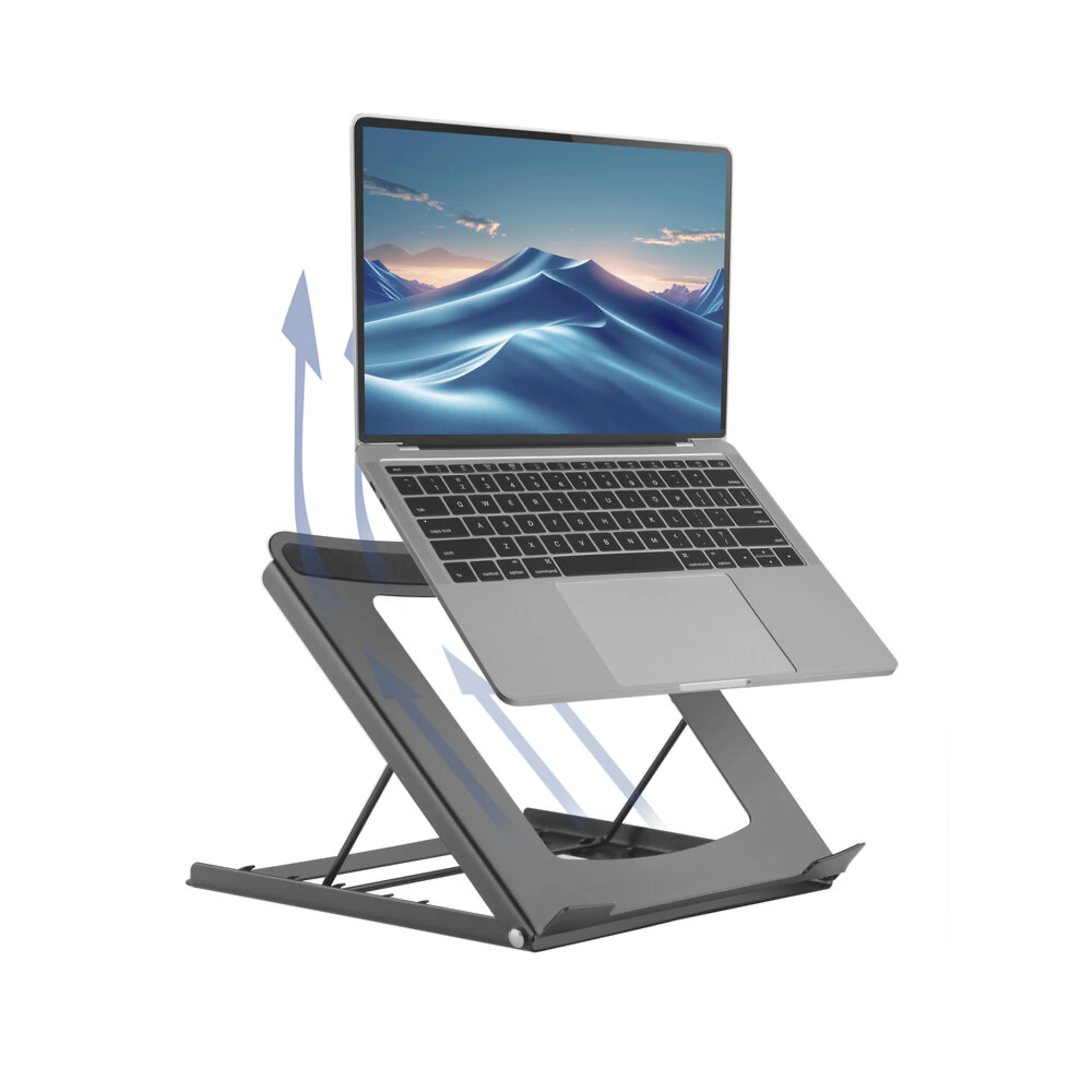 ACT laptopstandaard AC8145 - inklapbaar - hoogte verstelbaar 5 standen