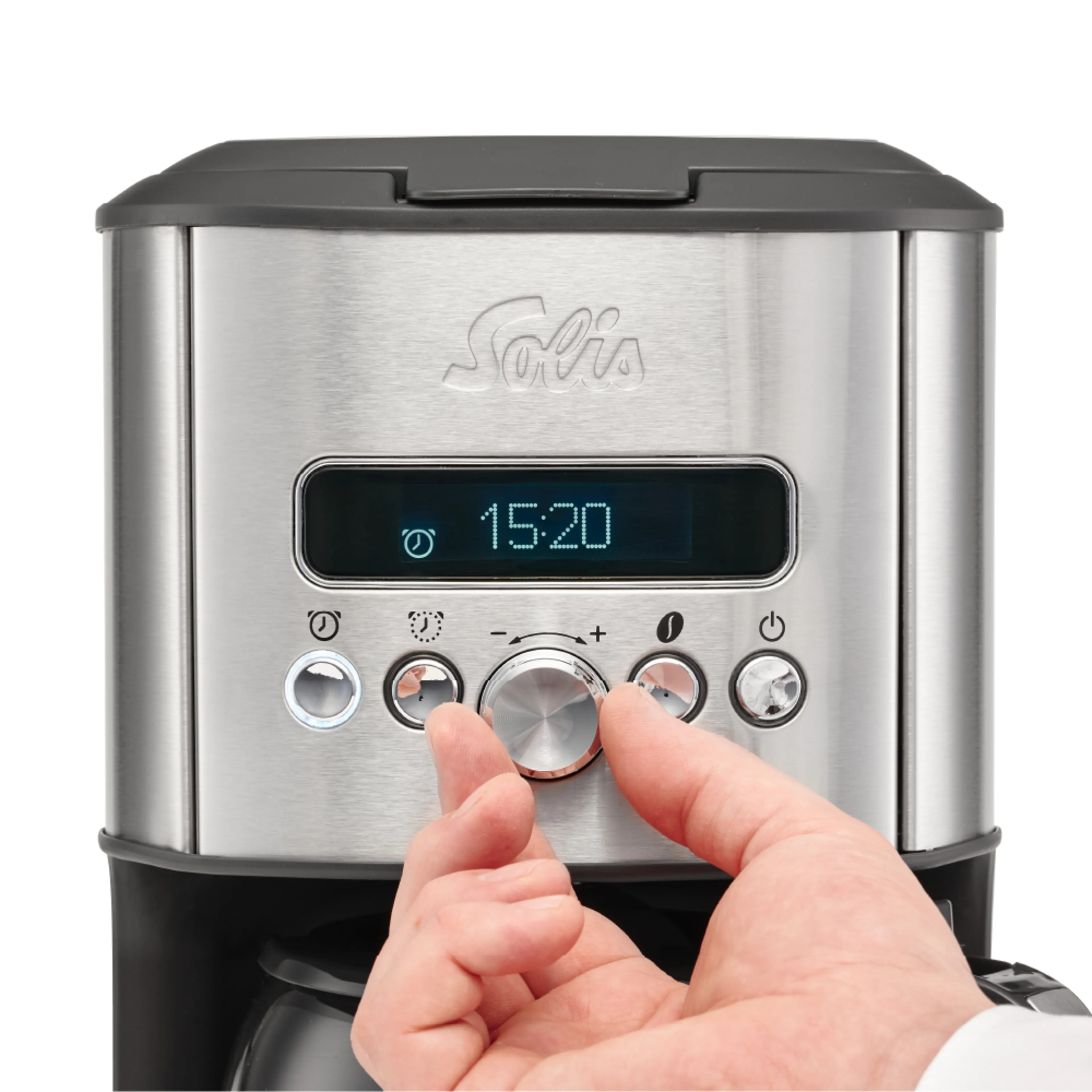 Solis Aroma Brewer - timerfunctie - staal - 1,8 liter waterreservoir