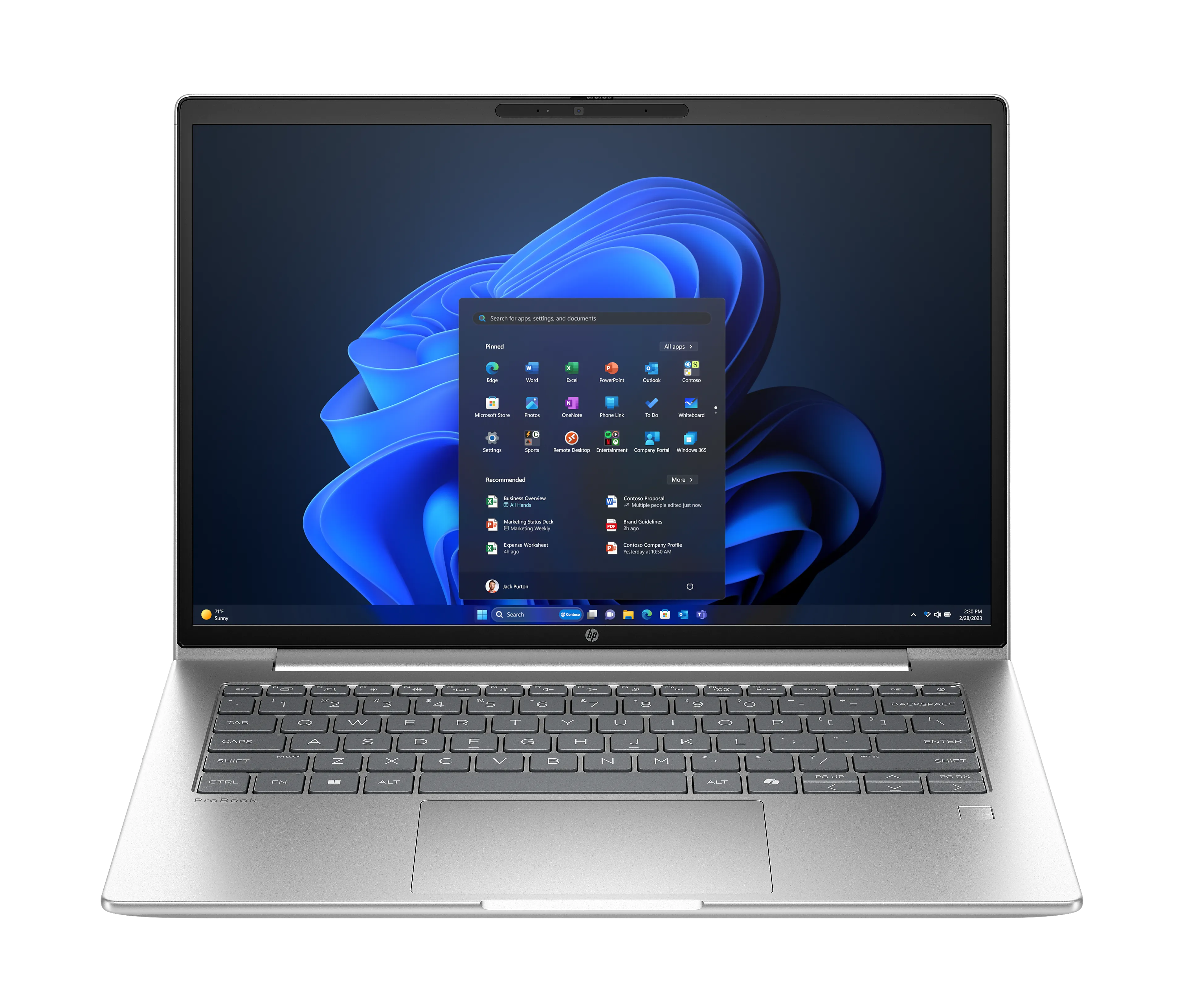 HP ProBook 4 G1i AI - 14" - Intel Core Ultra 7 - 16GB RAM - 512GB