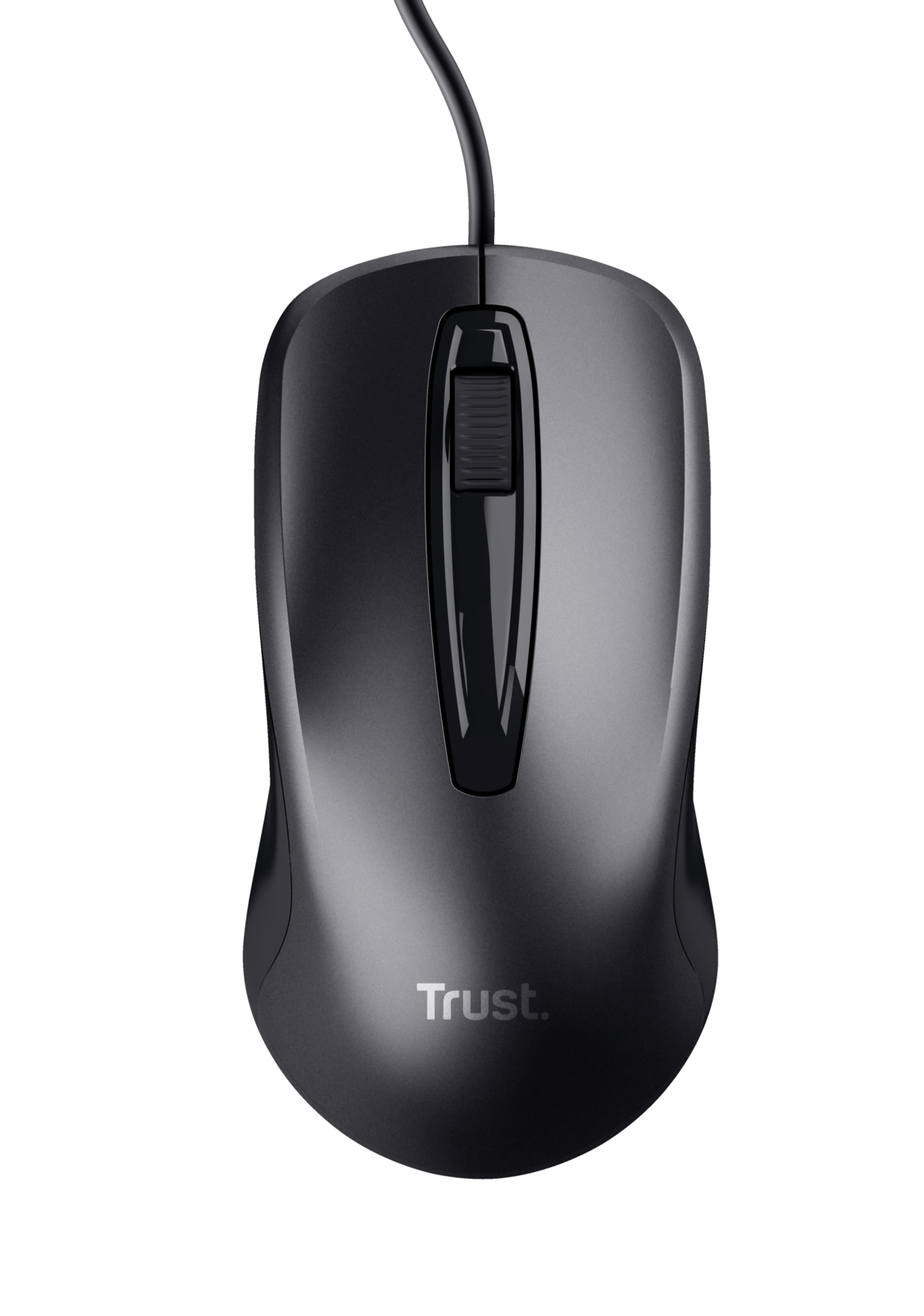 Trust carve bekabelde optische muis - usb - 1200 dpi - zwart - 3 knoppen