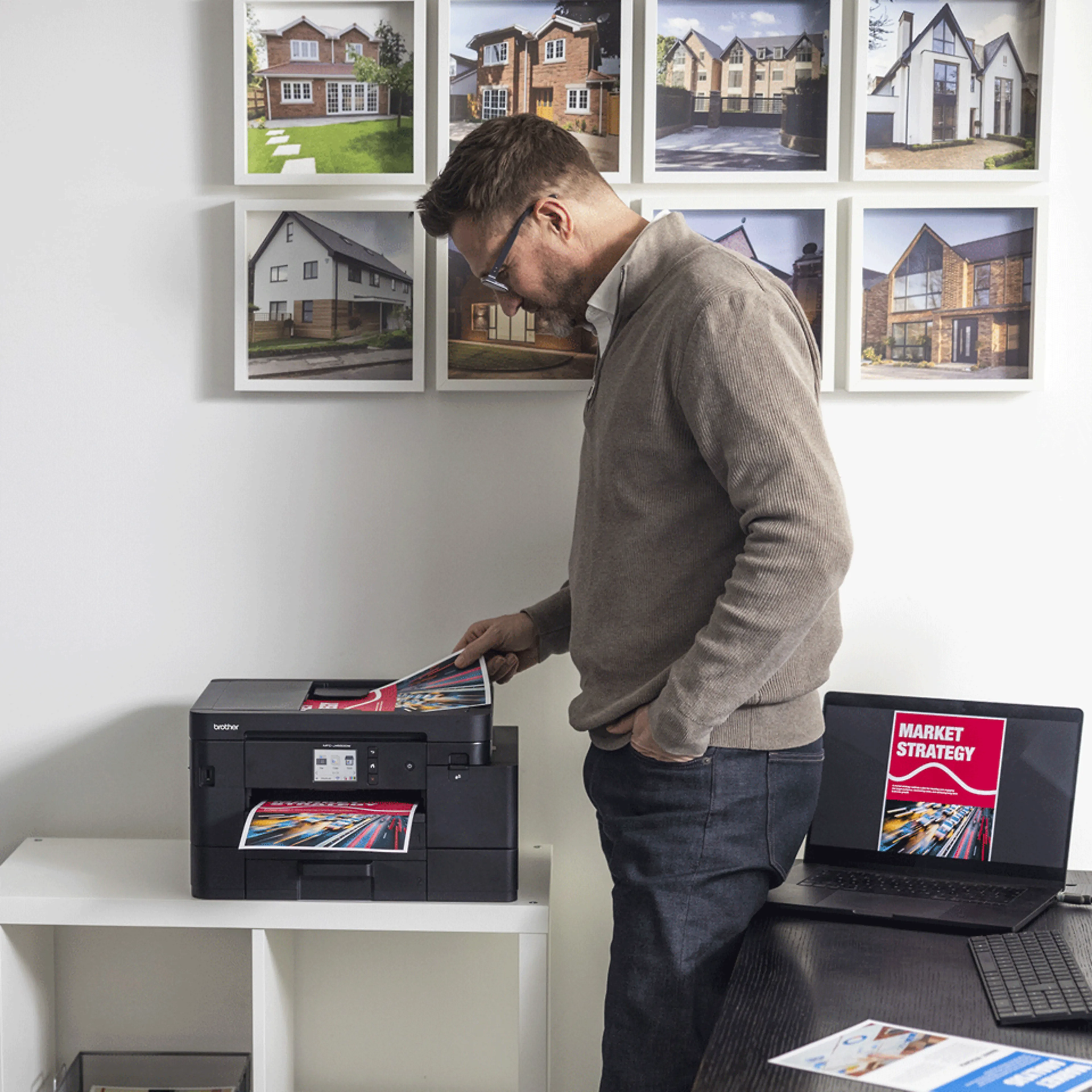 Brother All-in-one MFC-J4550DW - draadloos - Inkjet - 5GHz - 400 vel papiercapaciteit