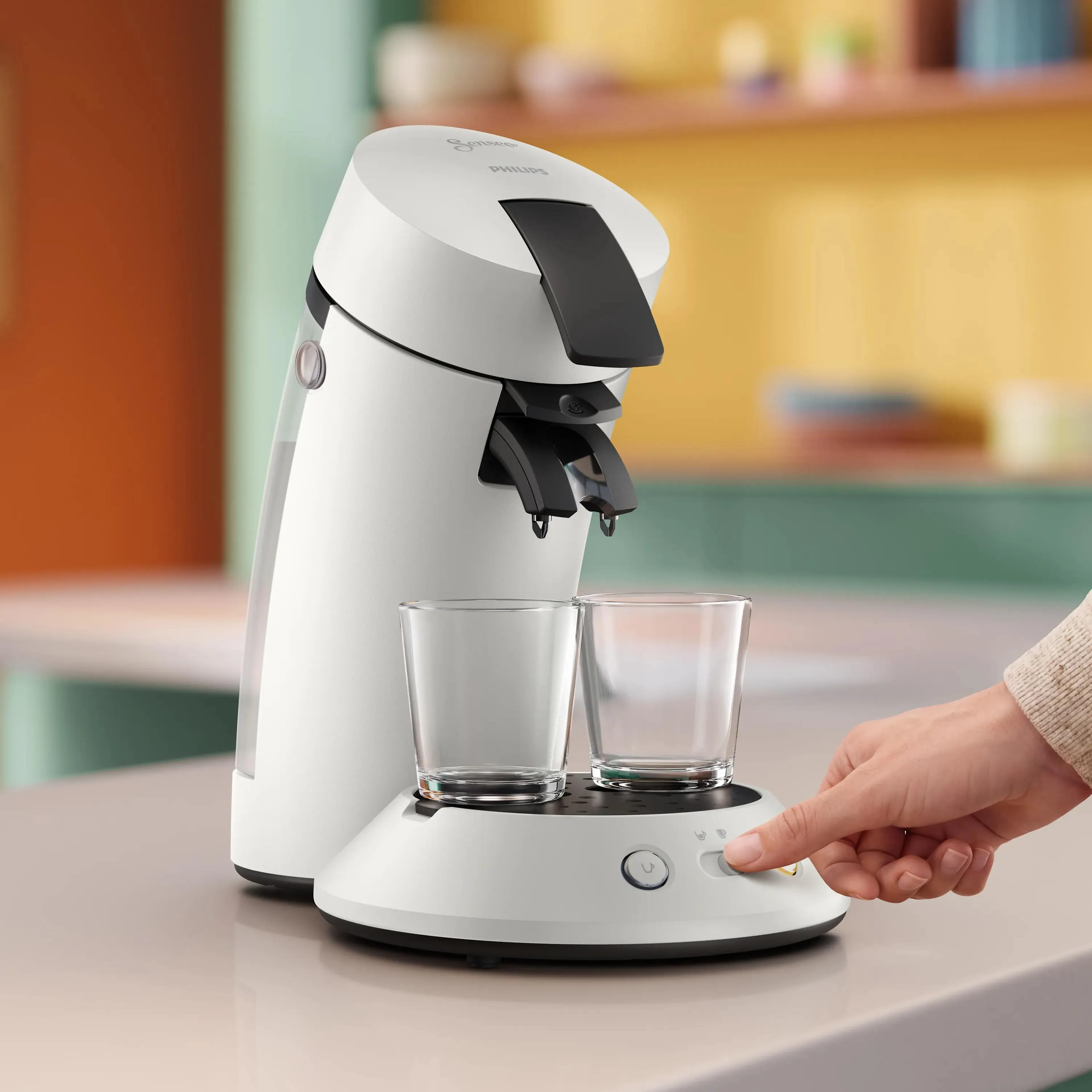 Philips Original Plus CSA210/10 - koffiemachine - wit - intensity select