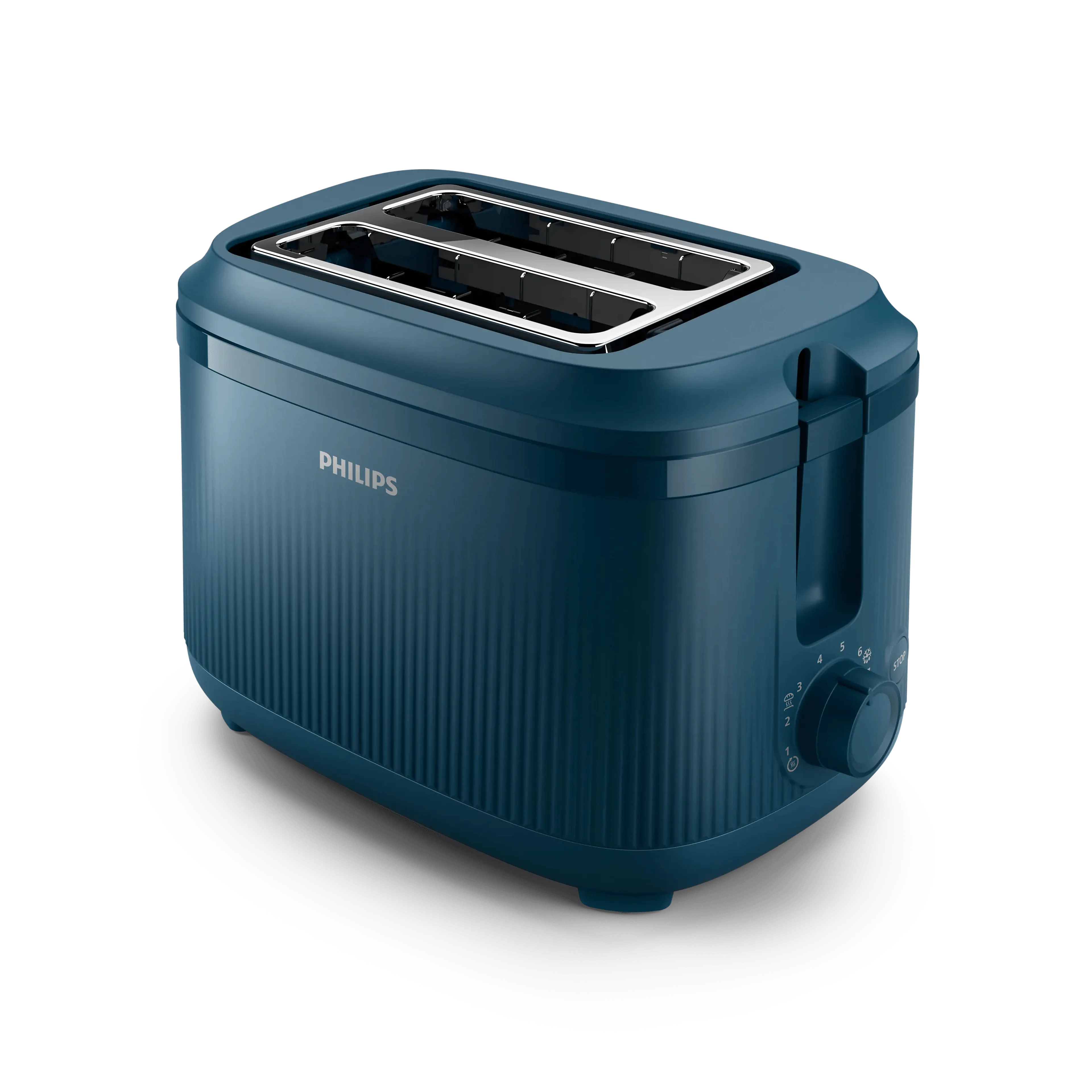 Philips 3000 series broodrooster PHI-HD2511/70 - 8 instellingen - 2-slot broodjesverwarming - Malibu blauw