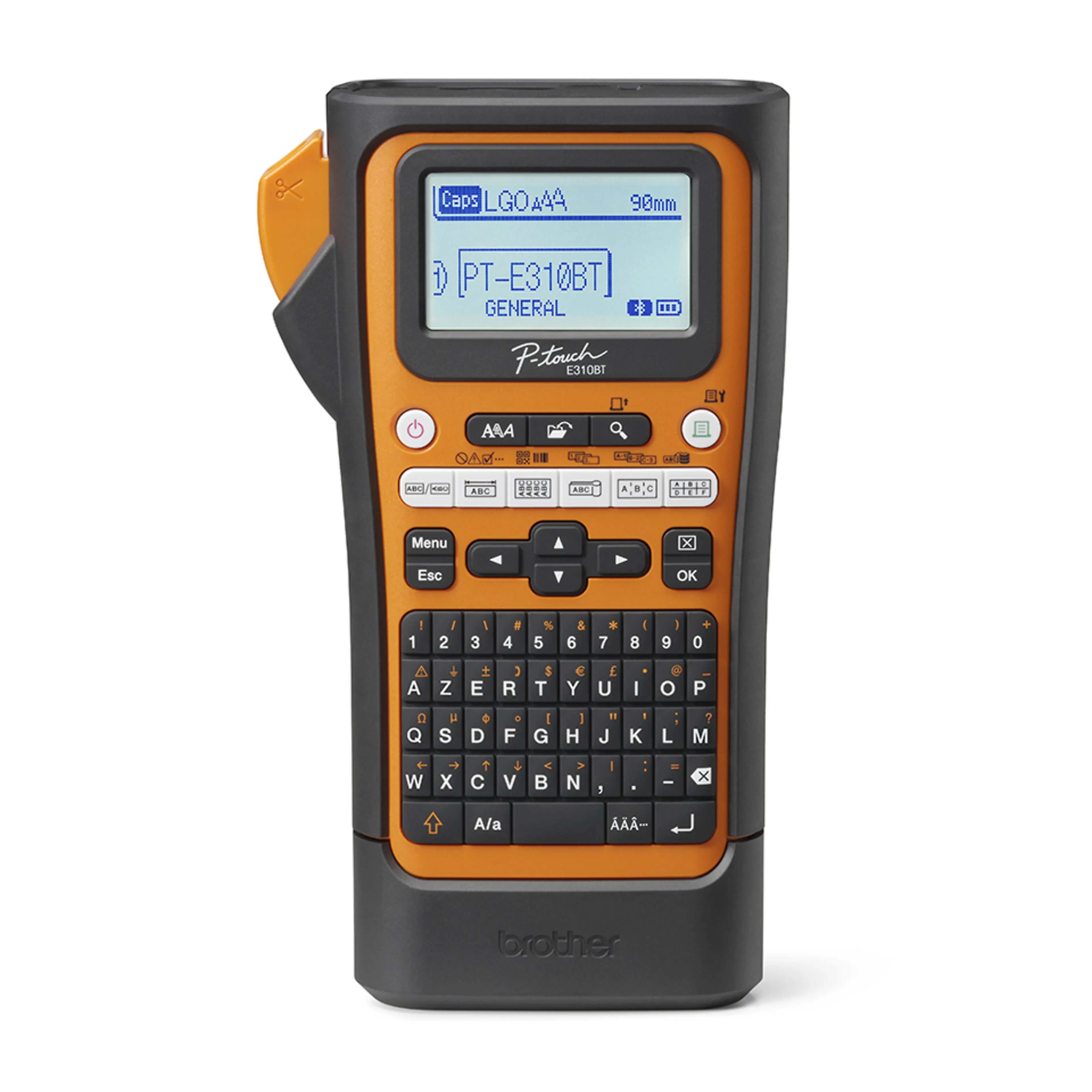 Brother professionele labelprinter PT-E310BTVP - USB - Bluetooth - QWERTY-toetsenbord - draagkoffer