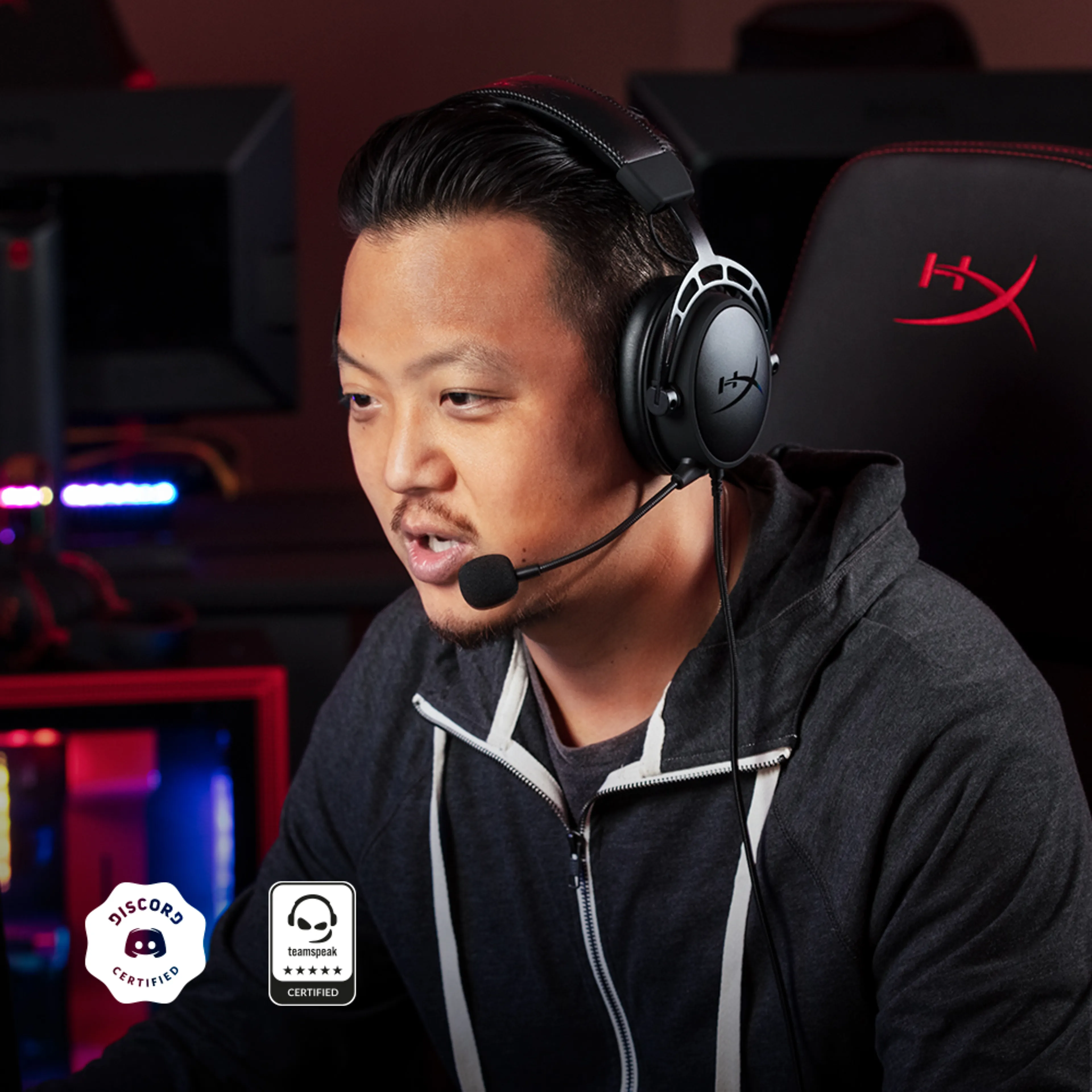 HyperX casque de jeu Cloud Alpha noir rouge