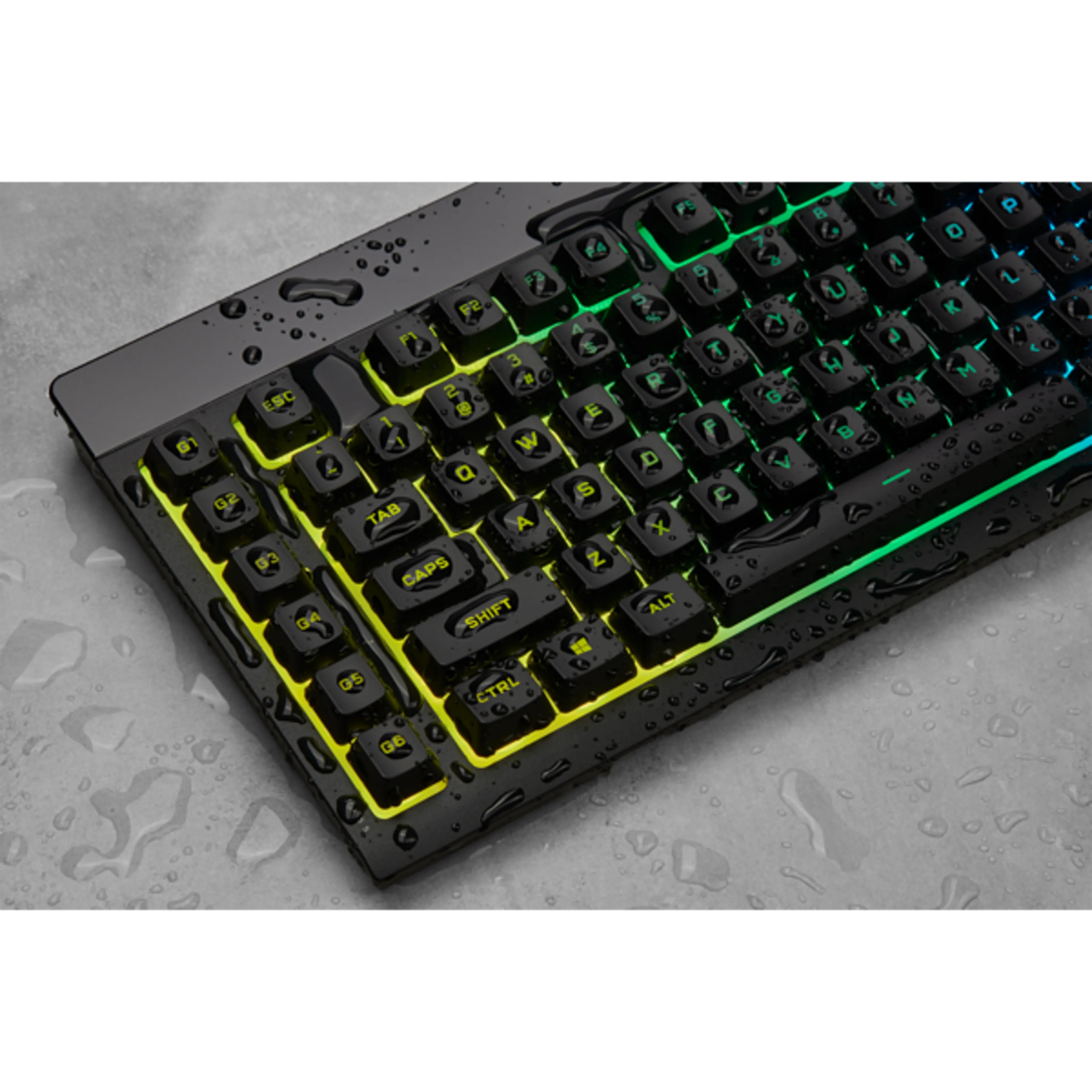 Outlet K55 RGB PRO - gaming - USB 2.0 Type-A - 111 toetsen - IP42 bescherming