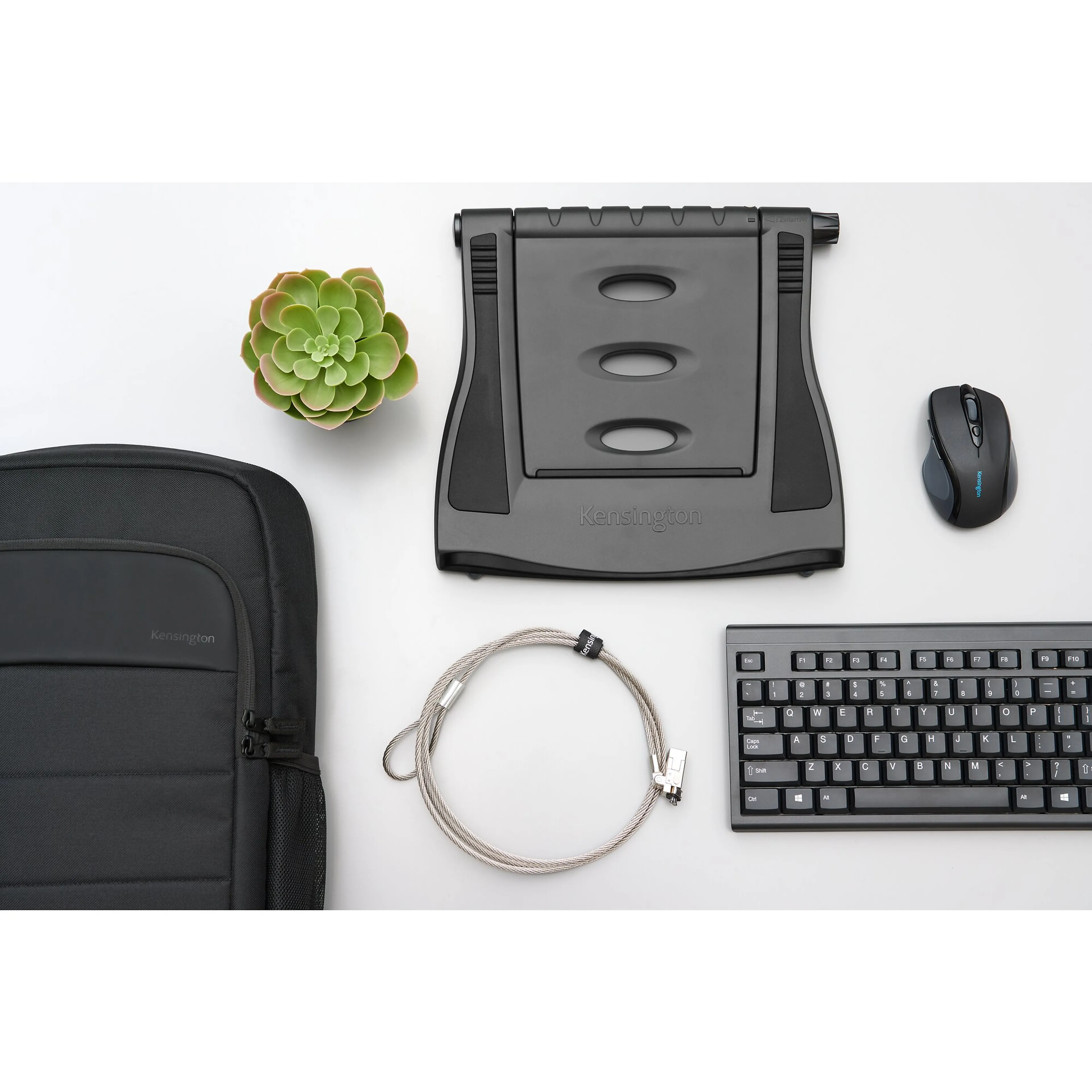 Kensington SmartFit Easy Riser EQ laptop cooling stand zwart