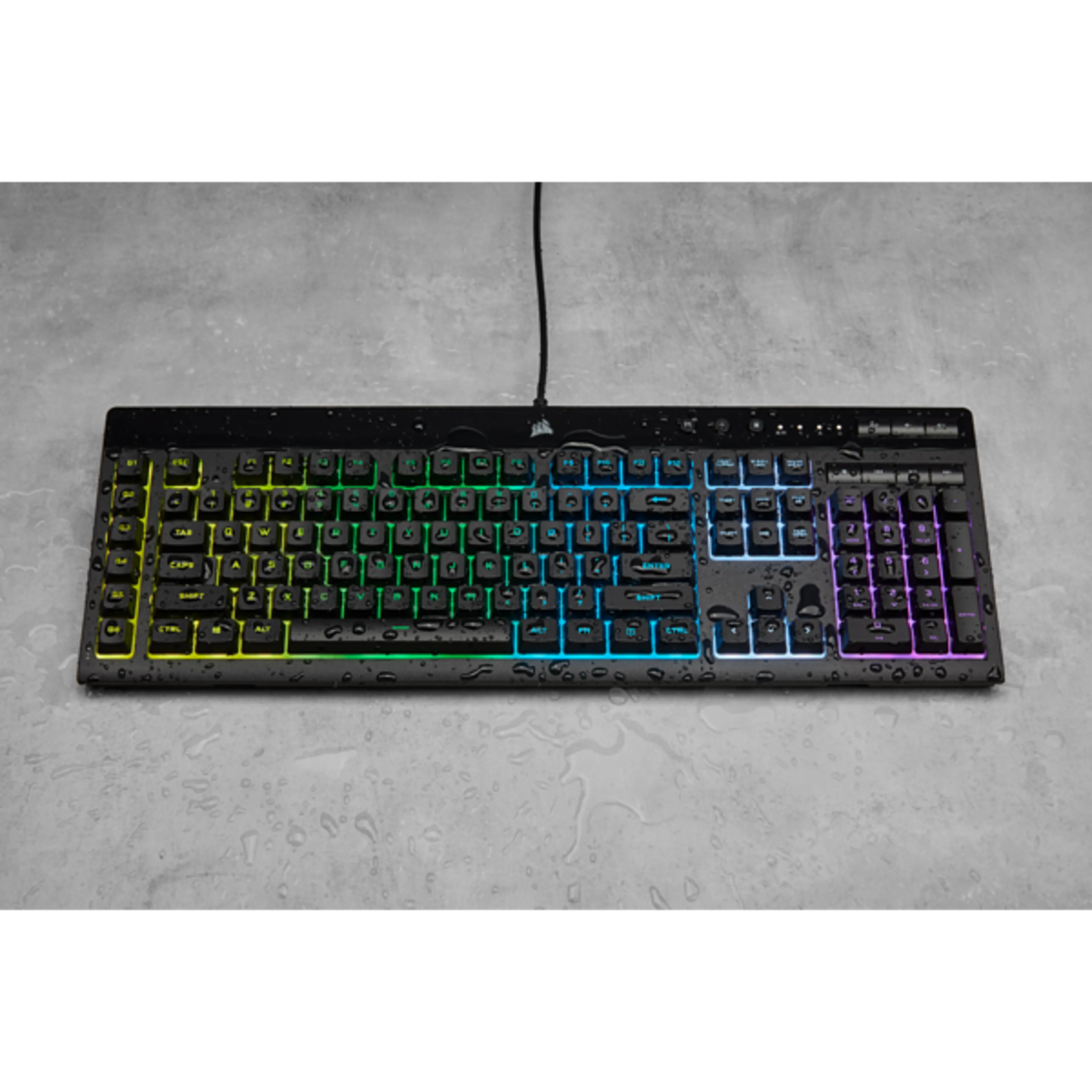 Outlet K55 RGB PRO - gaming - USB 2.0 Type-A - 111 toetsen - IP42 bescherming
