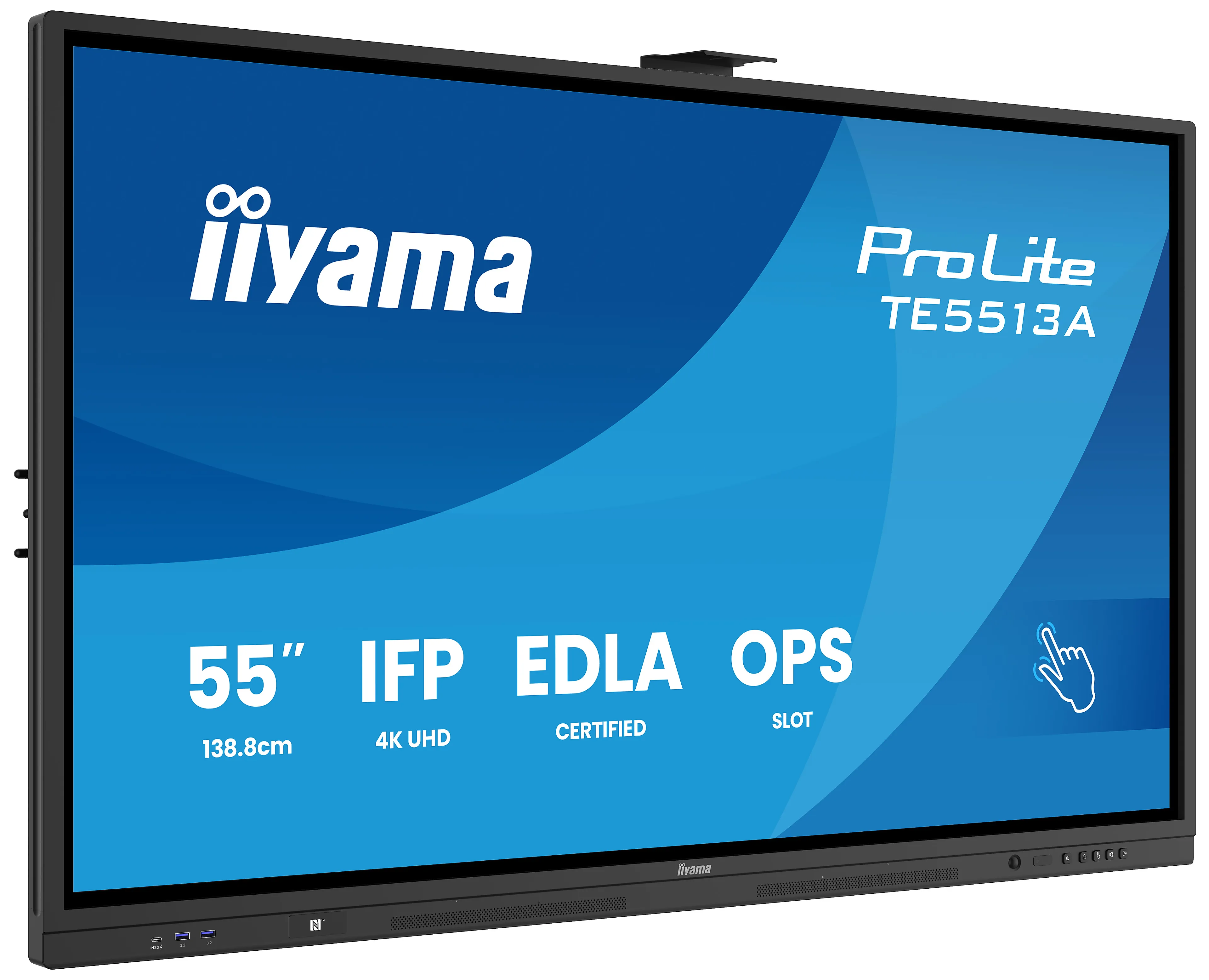 Iiyama signage display 55" - 4K UHD - ips - bonded puretouch IR - full metal housing