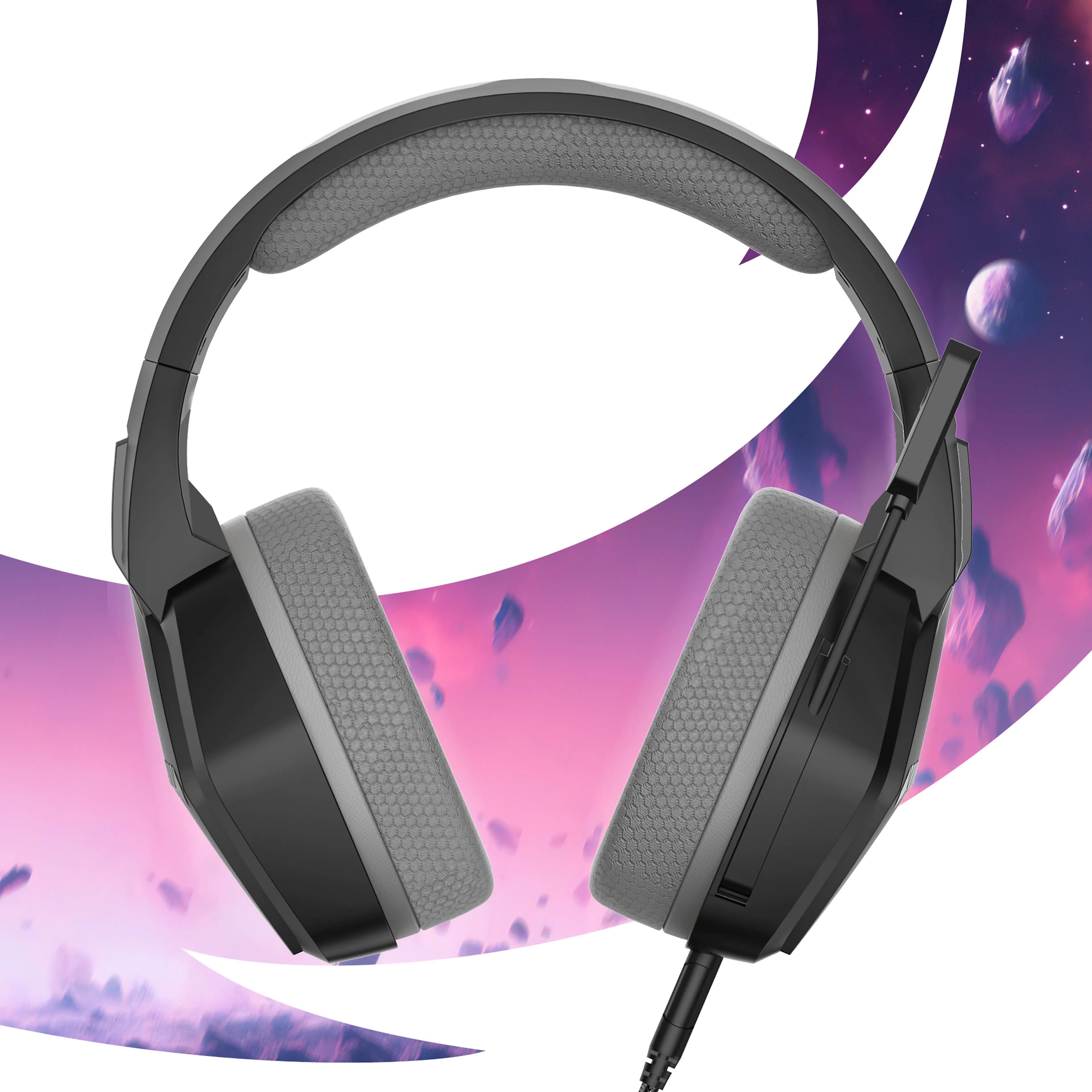 Oniverse Casque gaming Nebula Infinite Black - filaire - multiplateforme