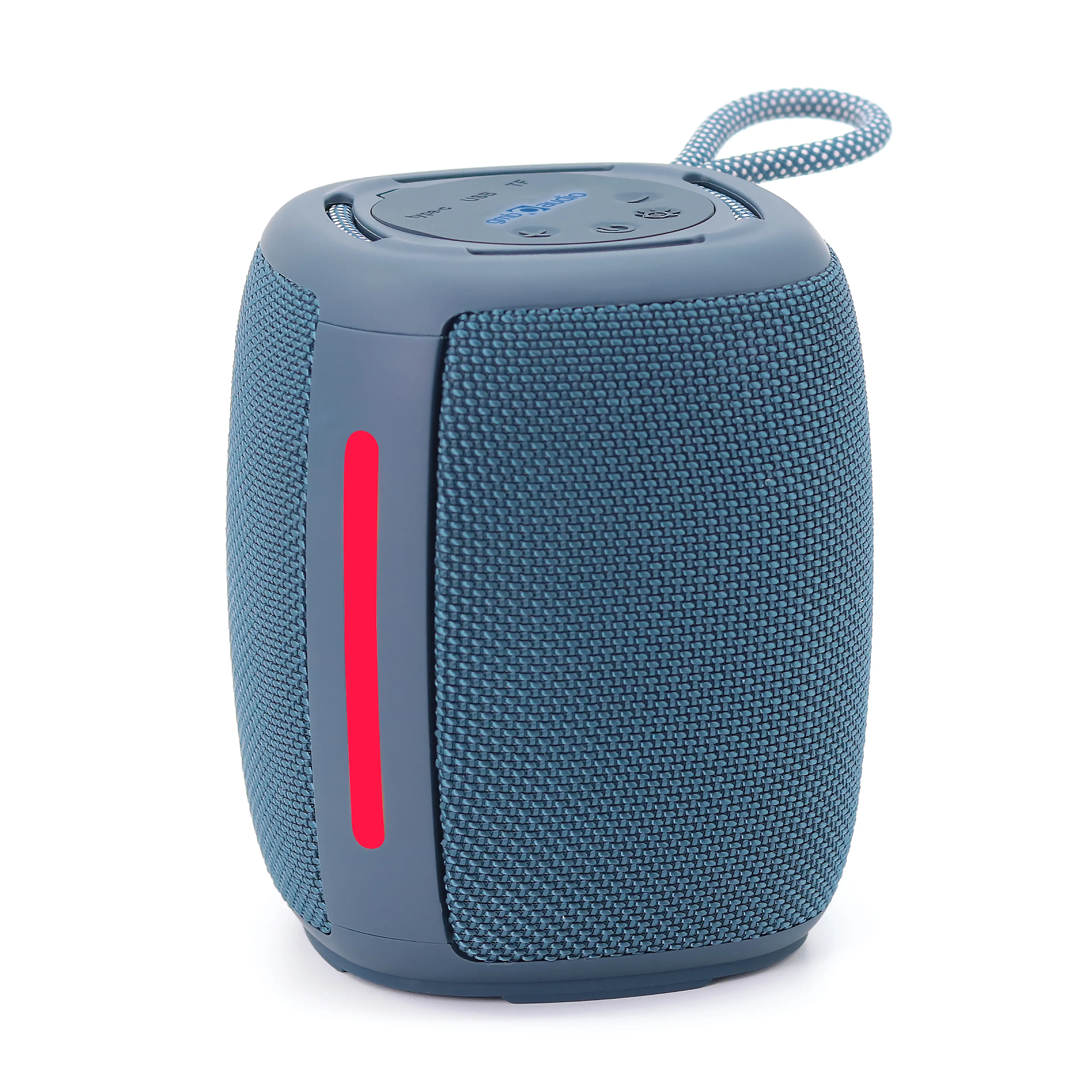 Gembird Haut-parleur BT SPK-BT-LED-03-B - Bluetooth - micro intégré - effet lumineux led rvb - entrée AUX