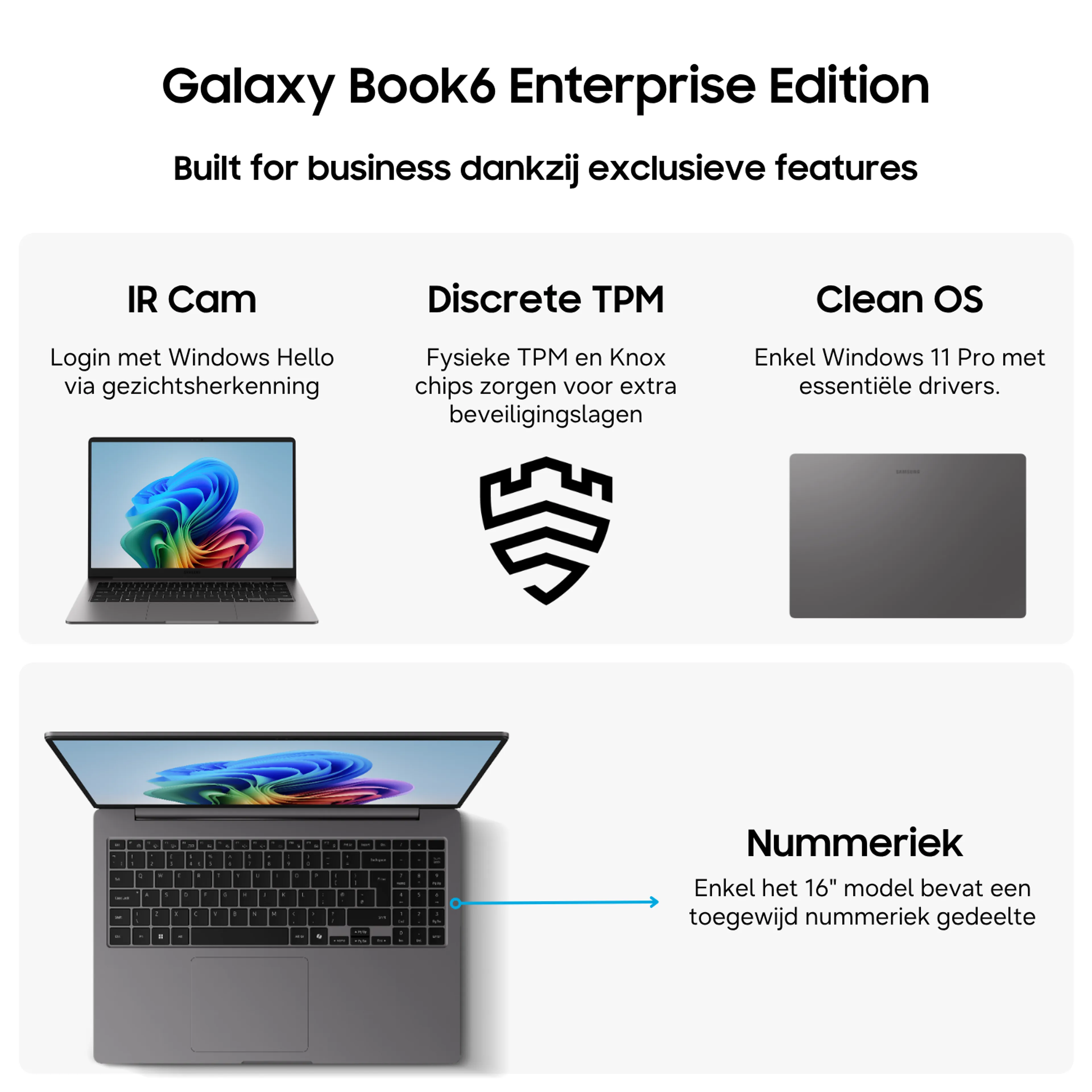Samsung Galaxy Book6 Book6 16" - Intel Core Ultra Series 3 - 32GB - 512GB - mokka grijs