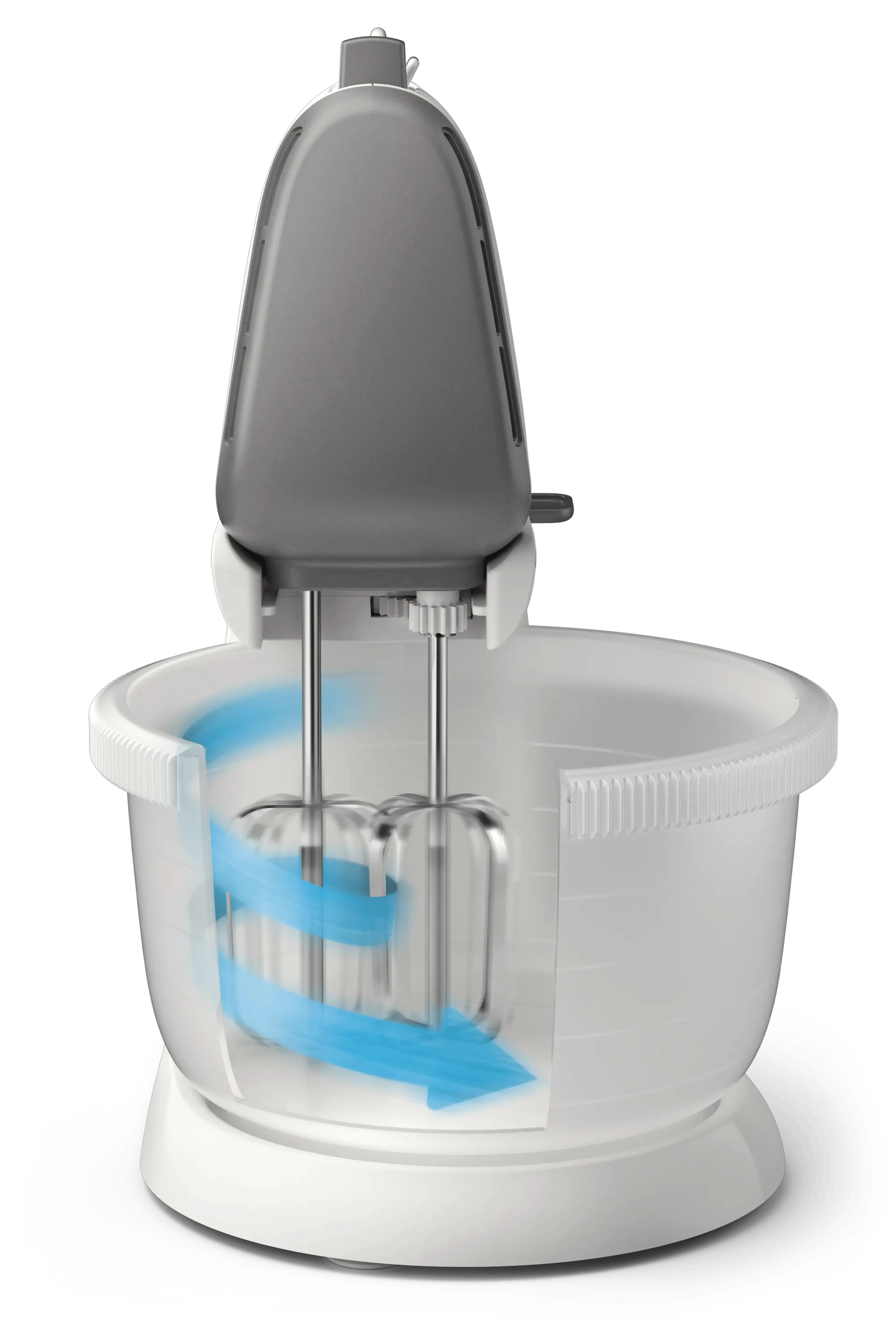 Philips 5000 series HR3745/00 mixer - 450W - 5 snelheden - autoroterende kom - roestvrijstalen kloppers