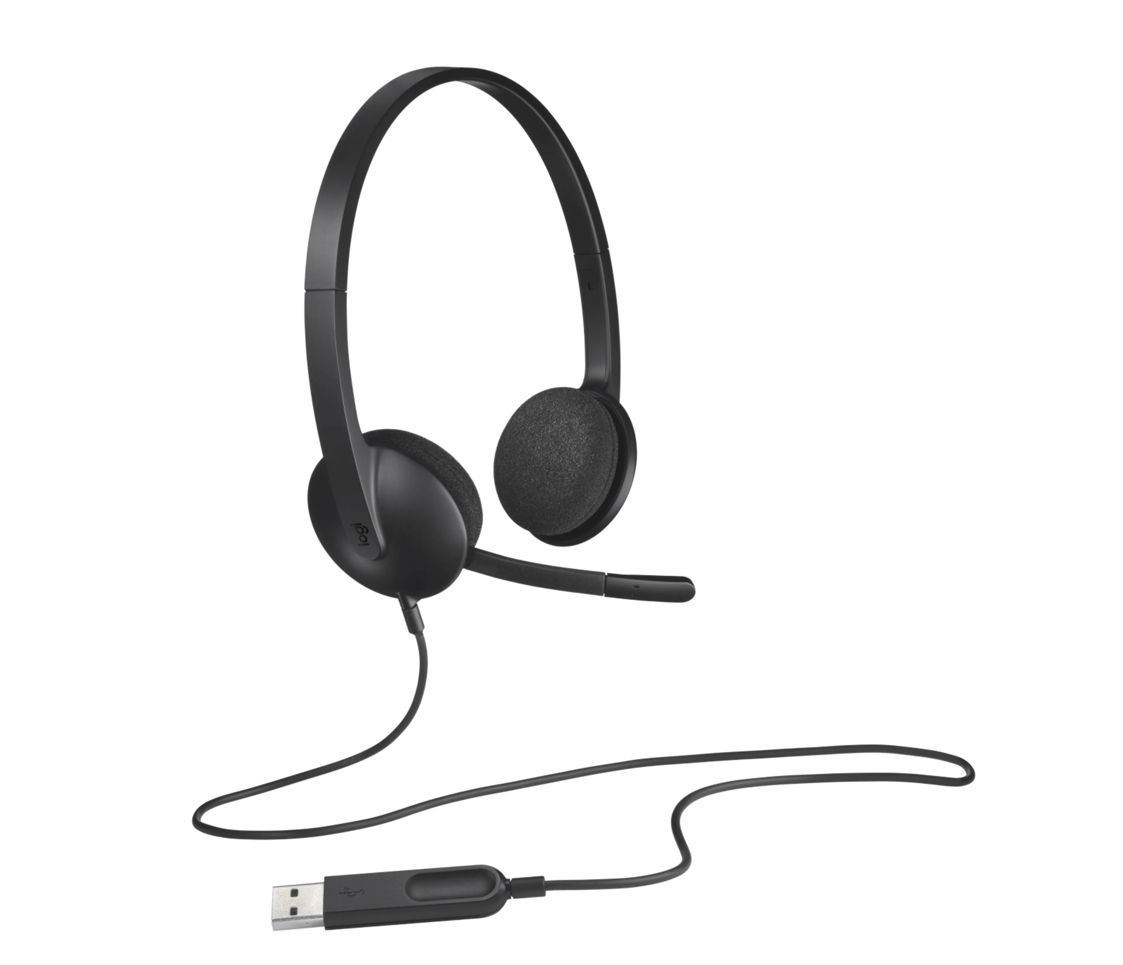 Logitech H340 USB headset - USB - microphone antiparasite - 160 x 60 x 175 mm - 100 g