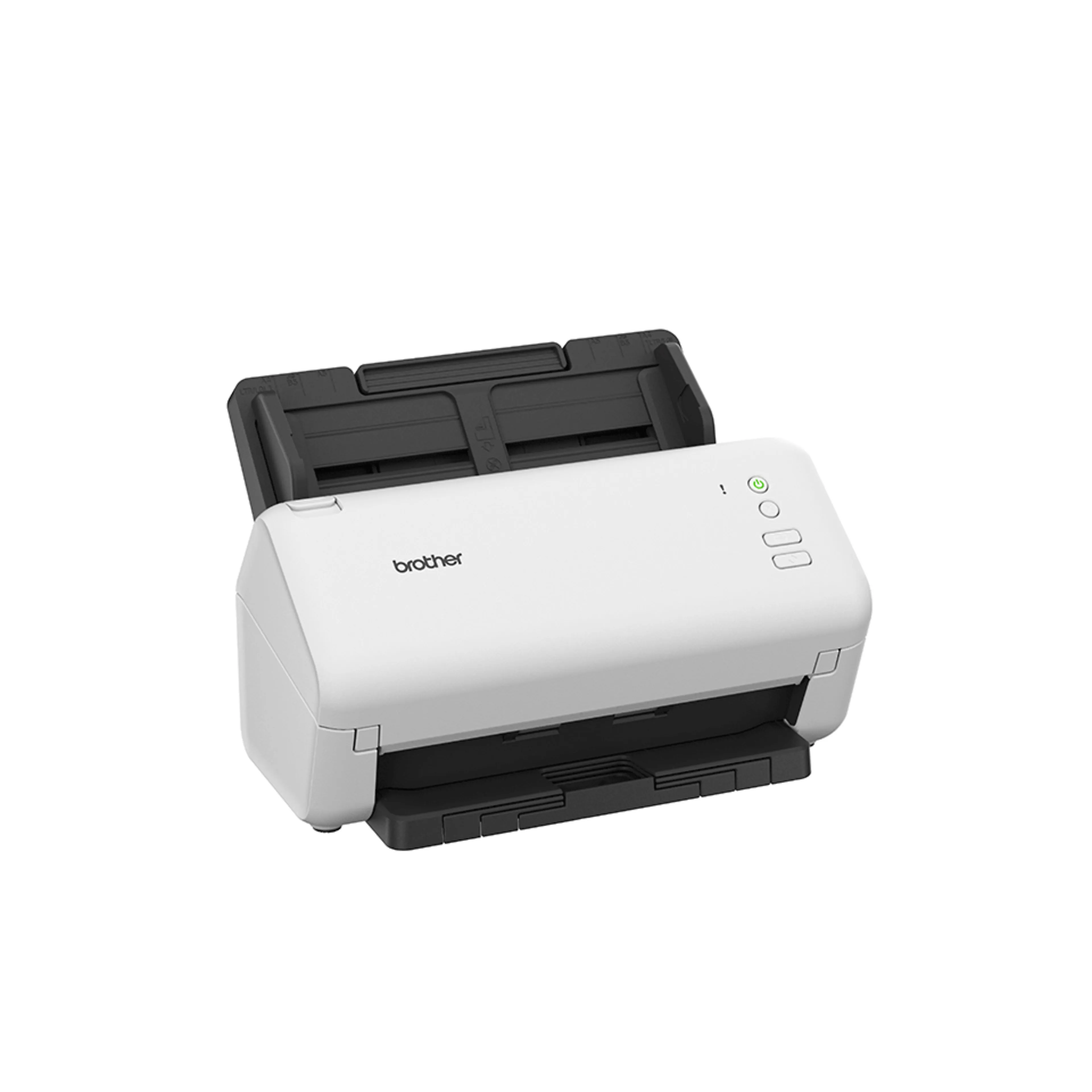 Brother desktopscanner ADS-4100 - dubbelzijdig scannen 35 ppm - 600 x 600 dpi - 512MB RAM - USB host ADF 60 vel