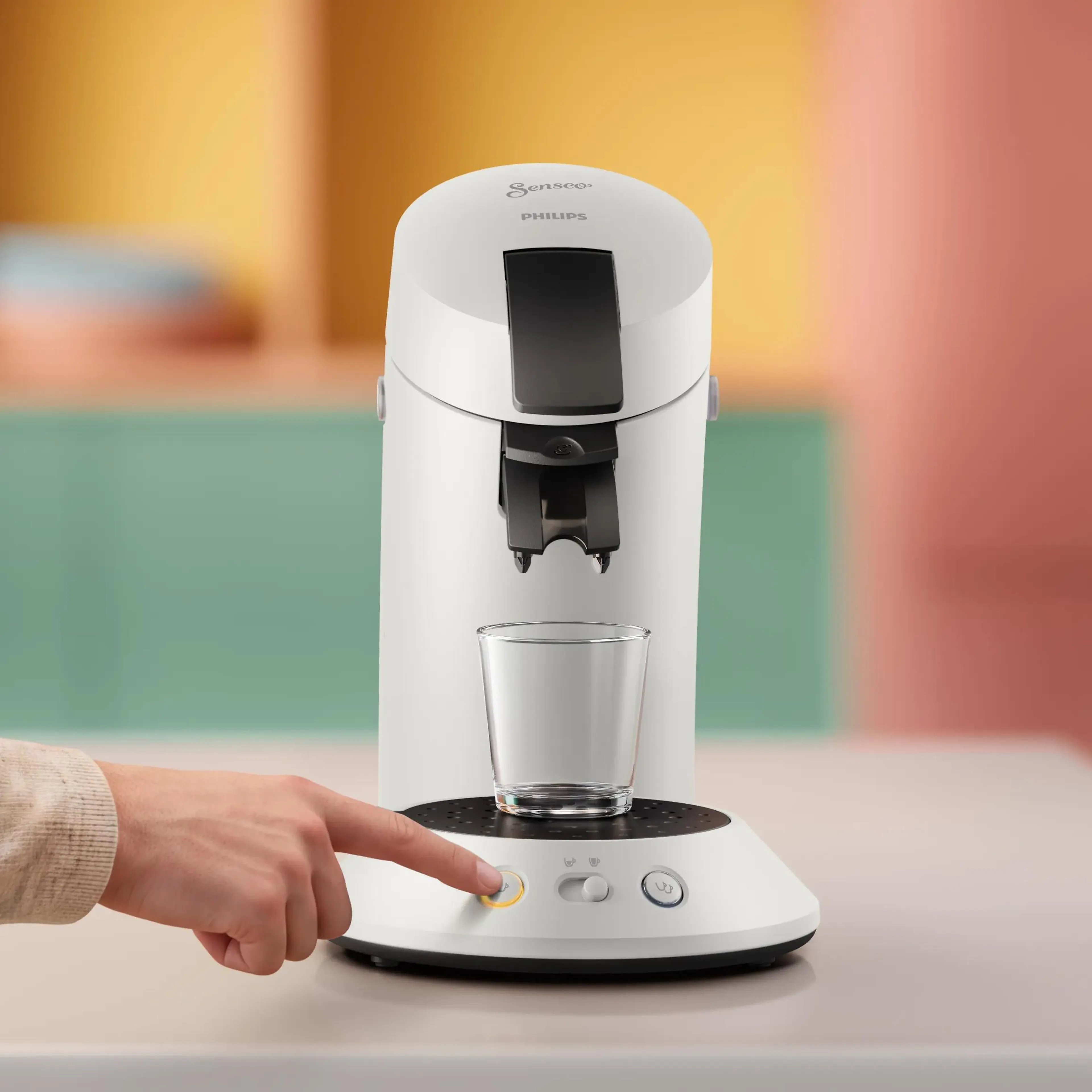 Philips Original Plus CSA210/10 - koffiemachine - wit - intensity select