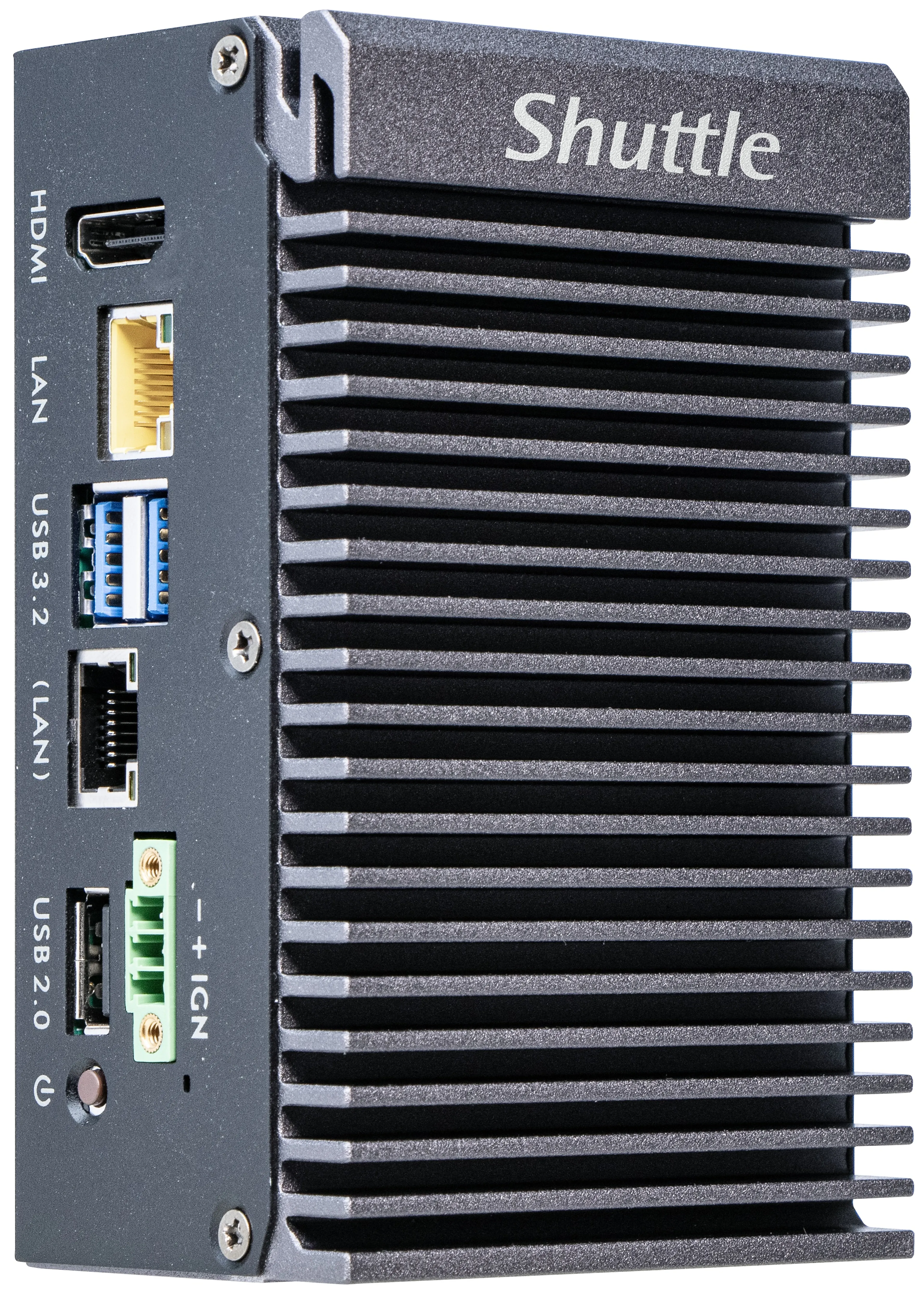 Shuttle Edge PC SPCEL03 - Intel Atom x6413E - 2x 2.5G LAN - 1x COM - Ventilatorloos 24/7
