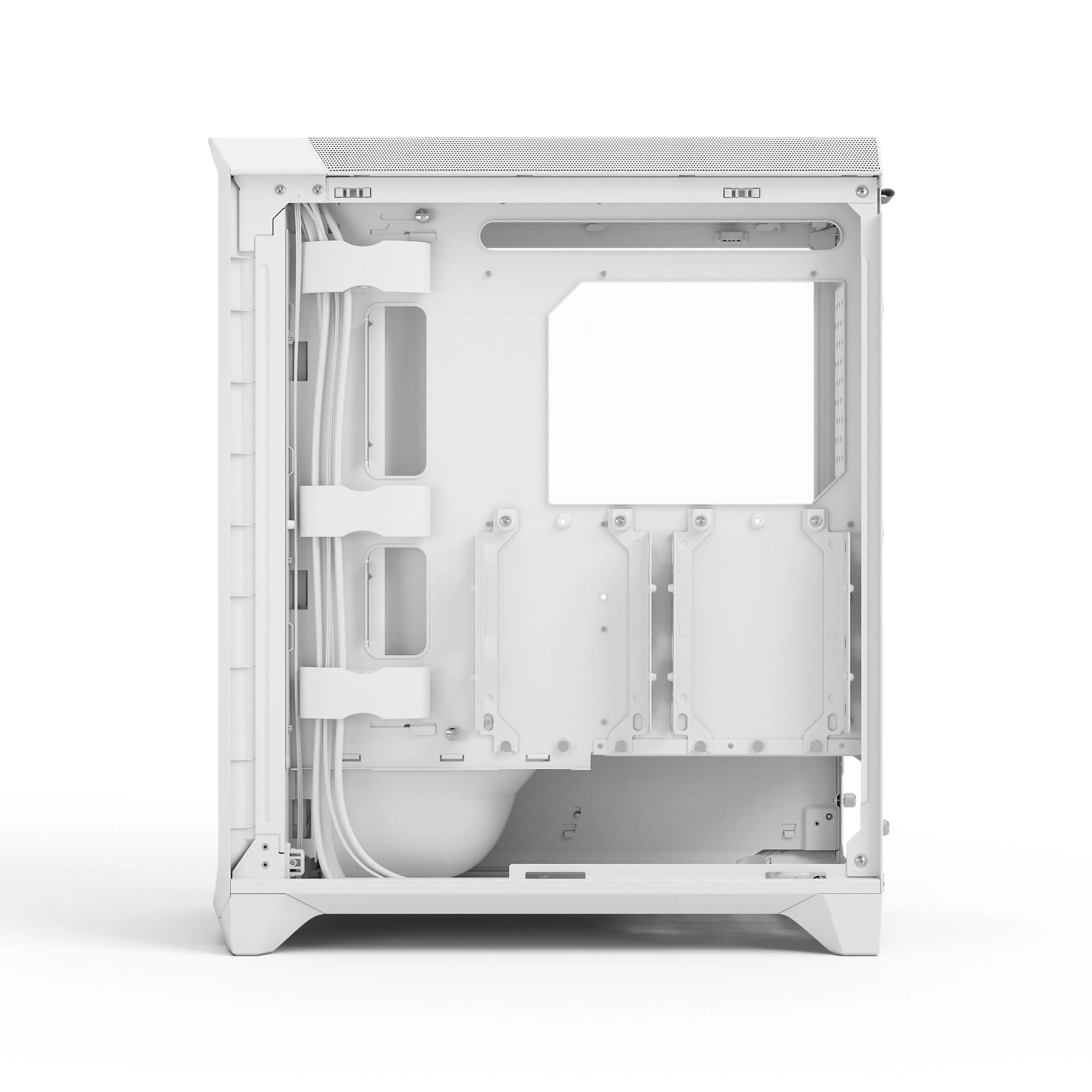 Fractal Design Meshify 3 White TG Clear Tint - E-ATX compatibel - USB Type-C 20 Gbps - 3 Momentum 14 fans