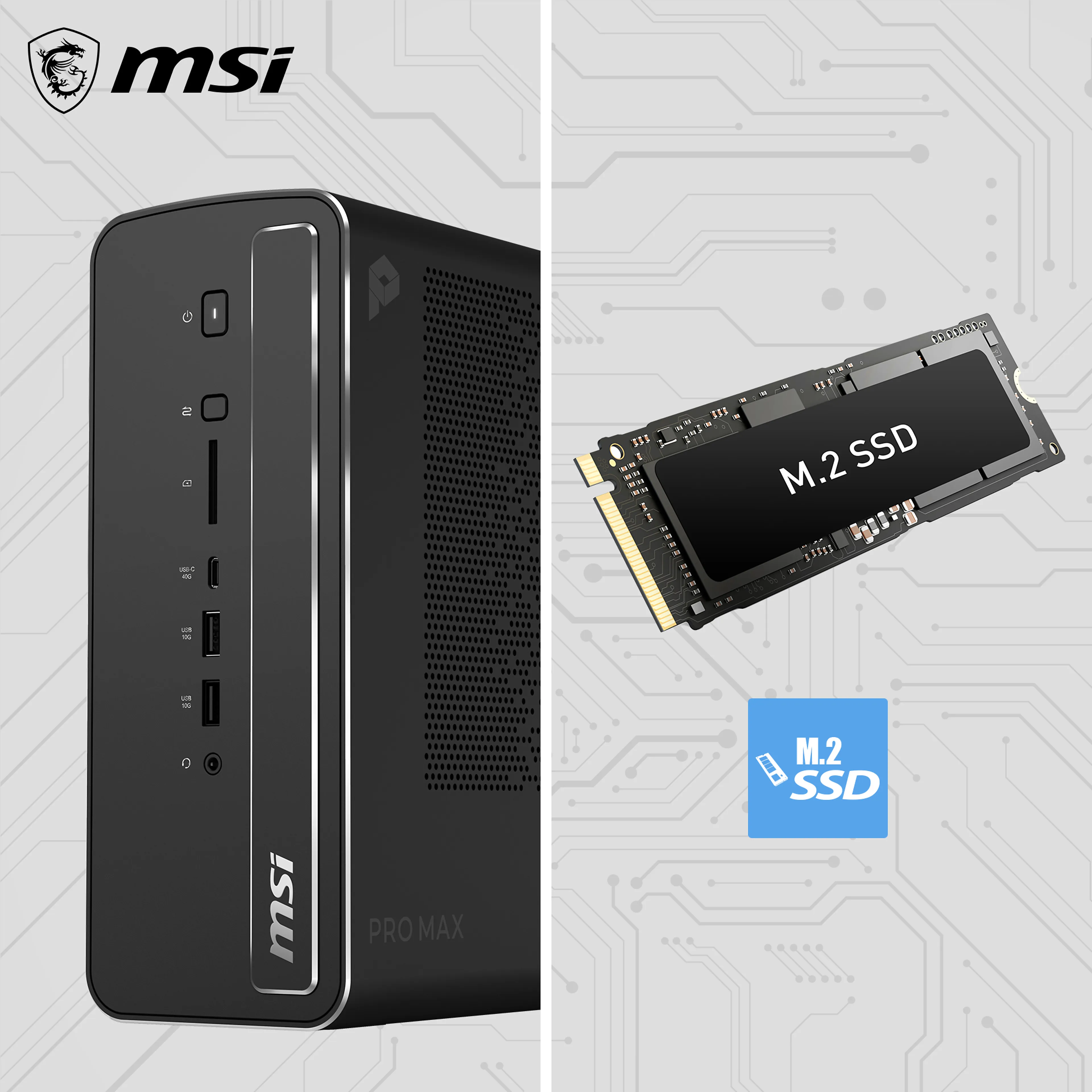 MSI Pro AI 11M-005EU - AMD Ryzen AI Max+ 395 - 128GB RAM - 2TB SSD - Radeon 890M