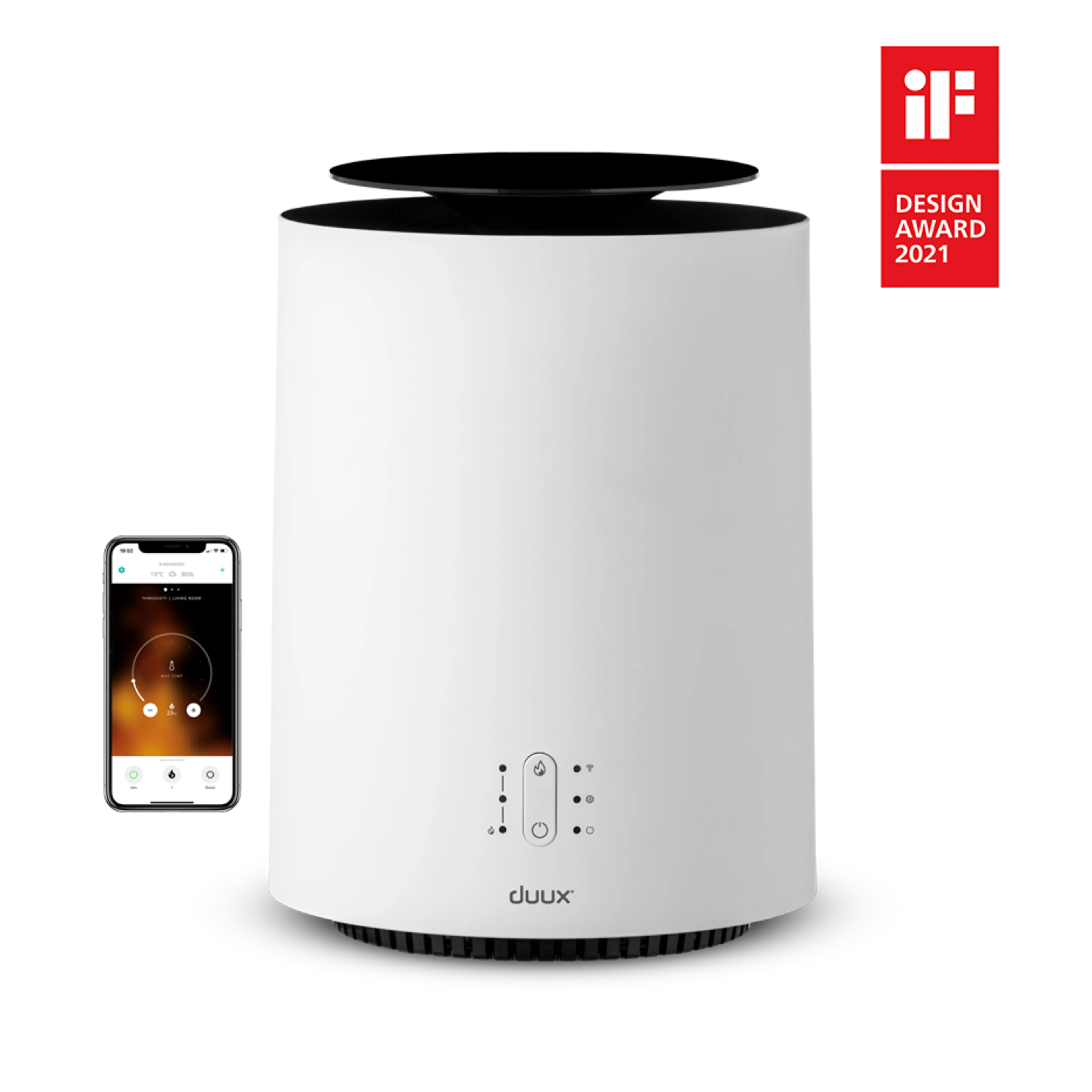 Outlet Threesixty 2 - 1800 watt - Wi-Fi - keramische verwarming - 30 m2