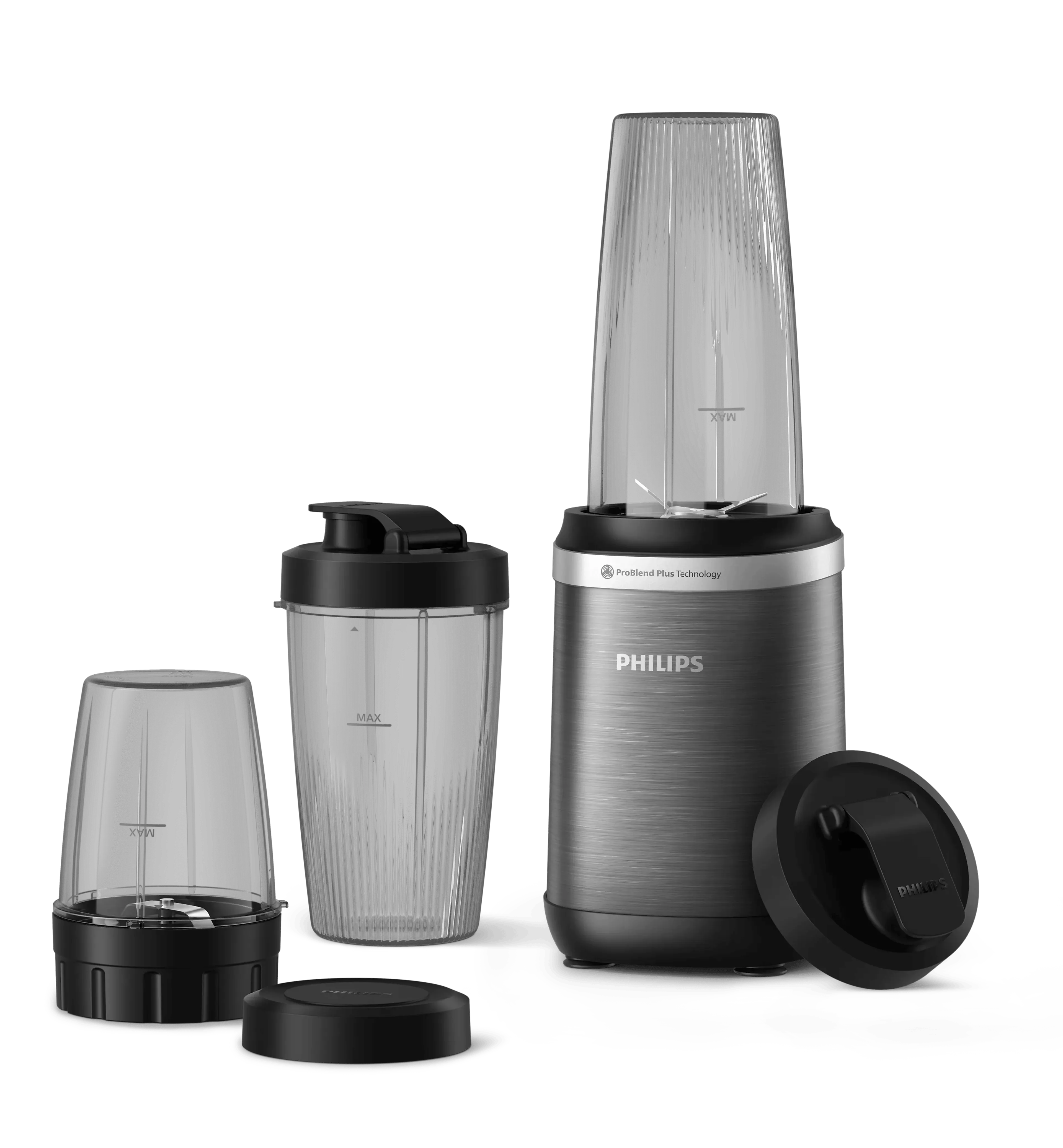 Philips 5000 series HR2767/00 blender 1000W 700ml tritan tumbler 550ml tritan tumbler 300ml tritan cup 6-starblade 2-star blade black metal & black