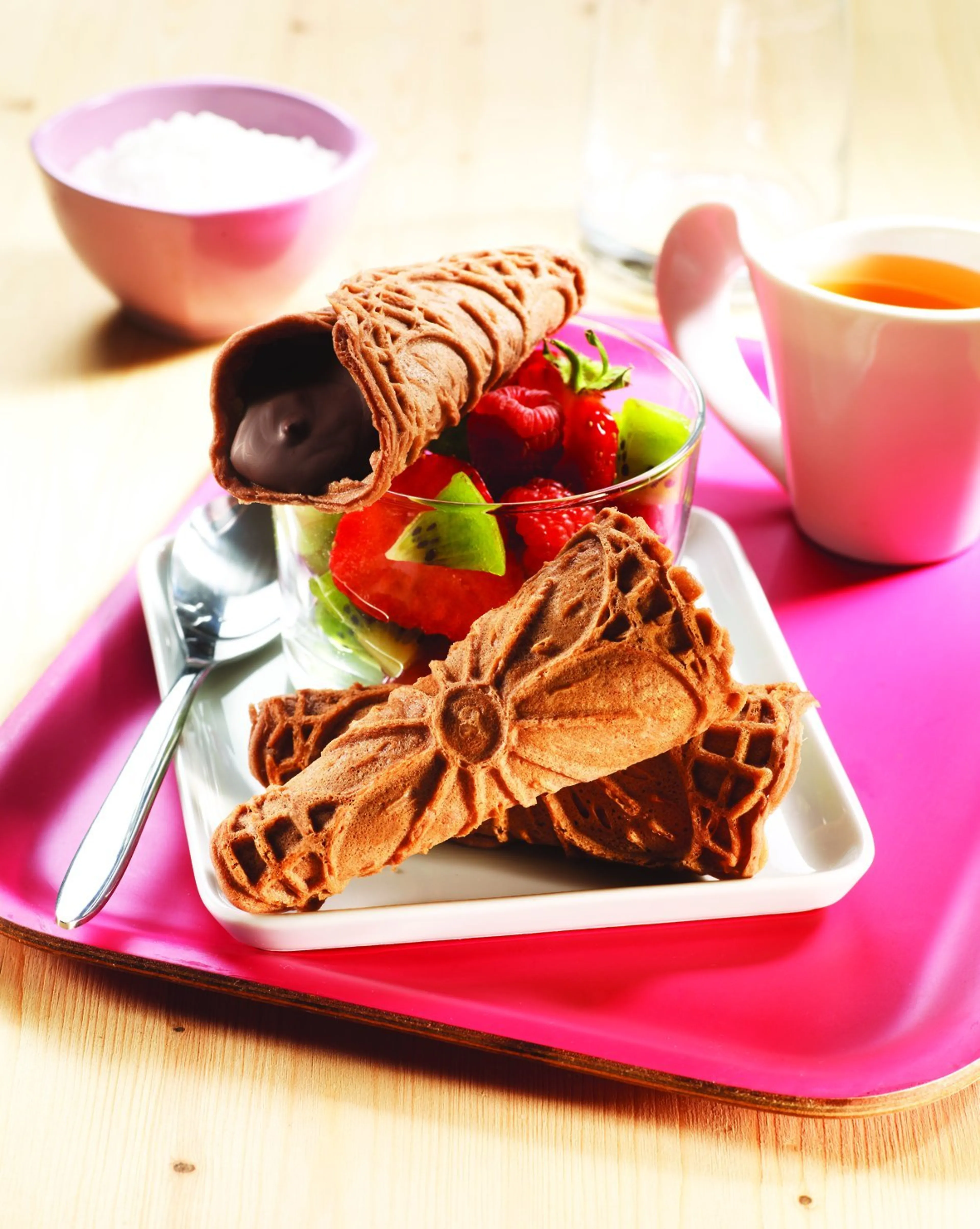 Tefal bloemvormige wafelplaten Snack Collection