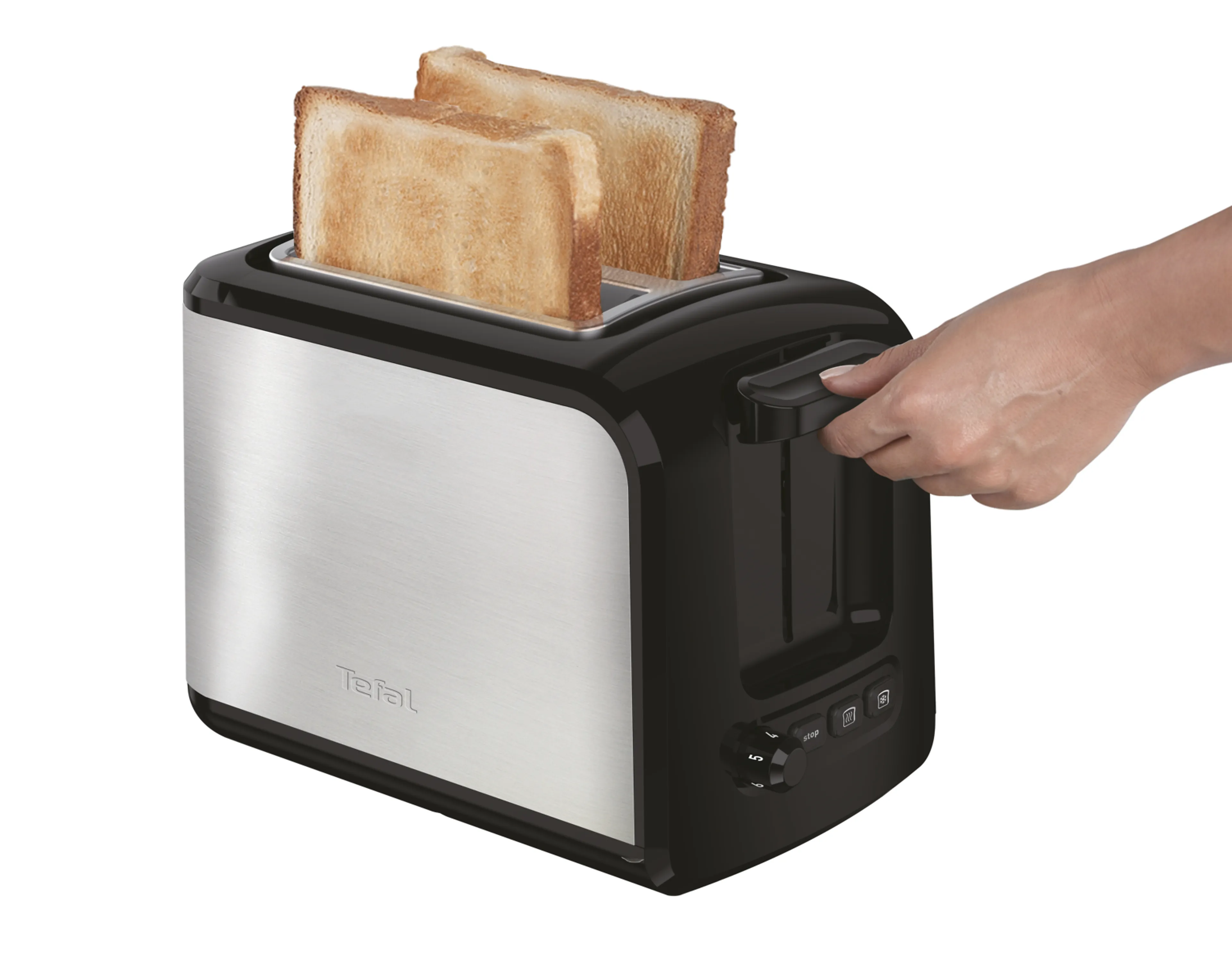 Tefal Express TT410D - 3 functies - 7 bruiningsniveaus - roestvrijstaal