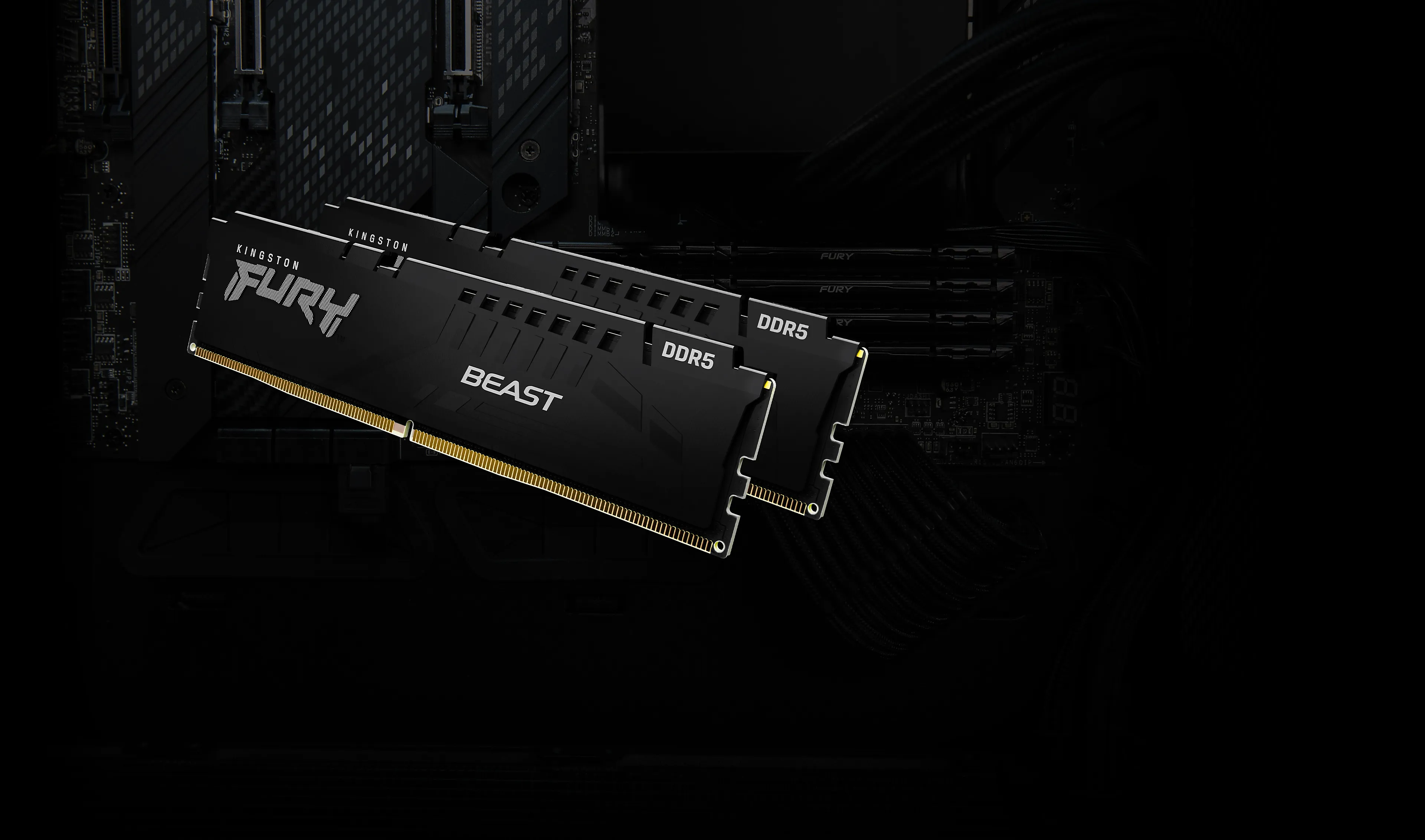 Kingston FURY Beast 16 Go 5600 MT/s DDR5 CL40 DIMM kit de 2 black