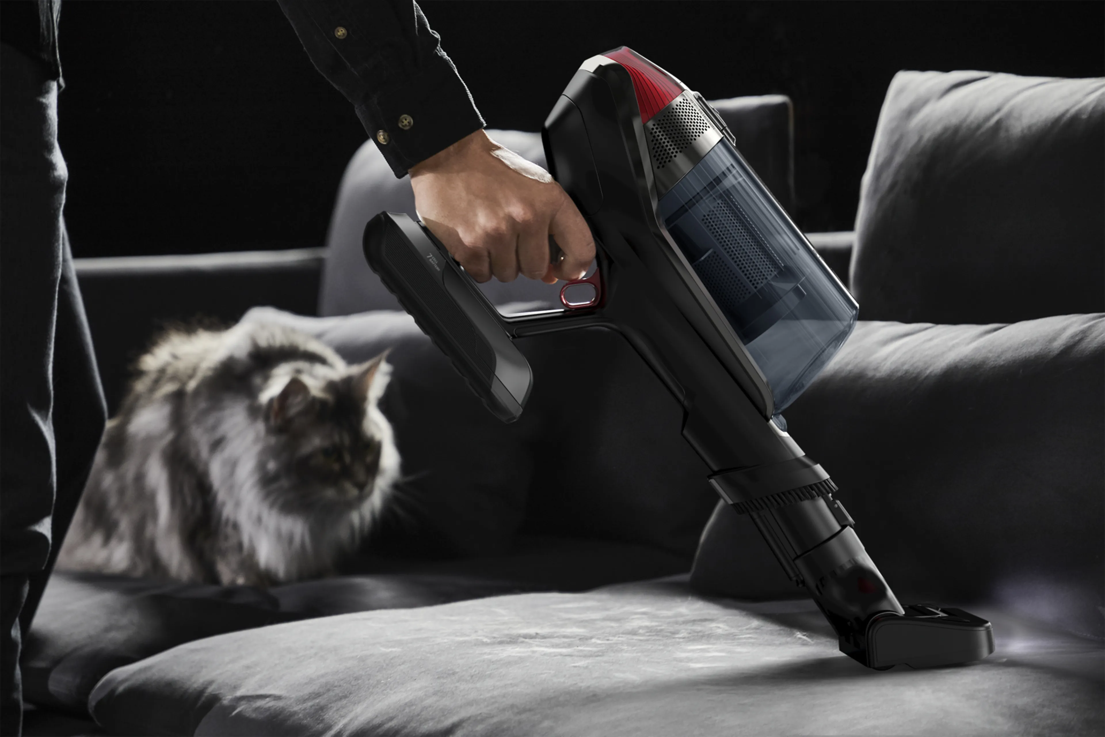 Rowenta steelstofzuiger X-Force Flex 12.60 Animal Care - Zilver