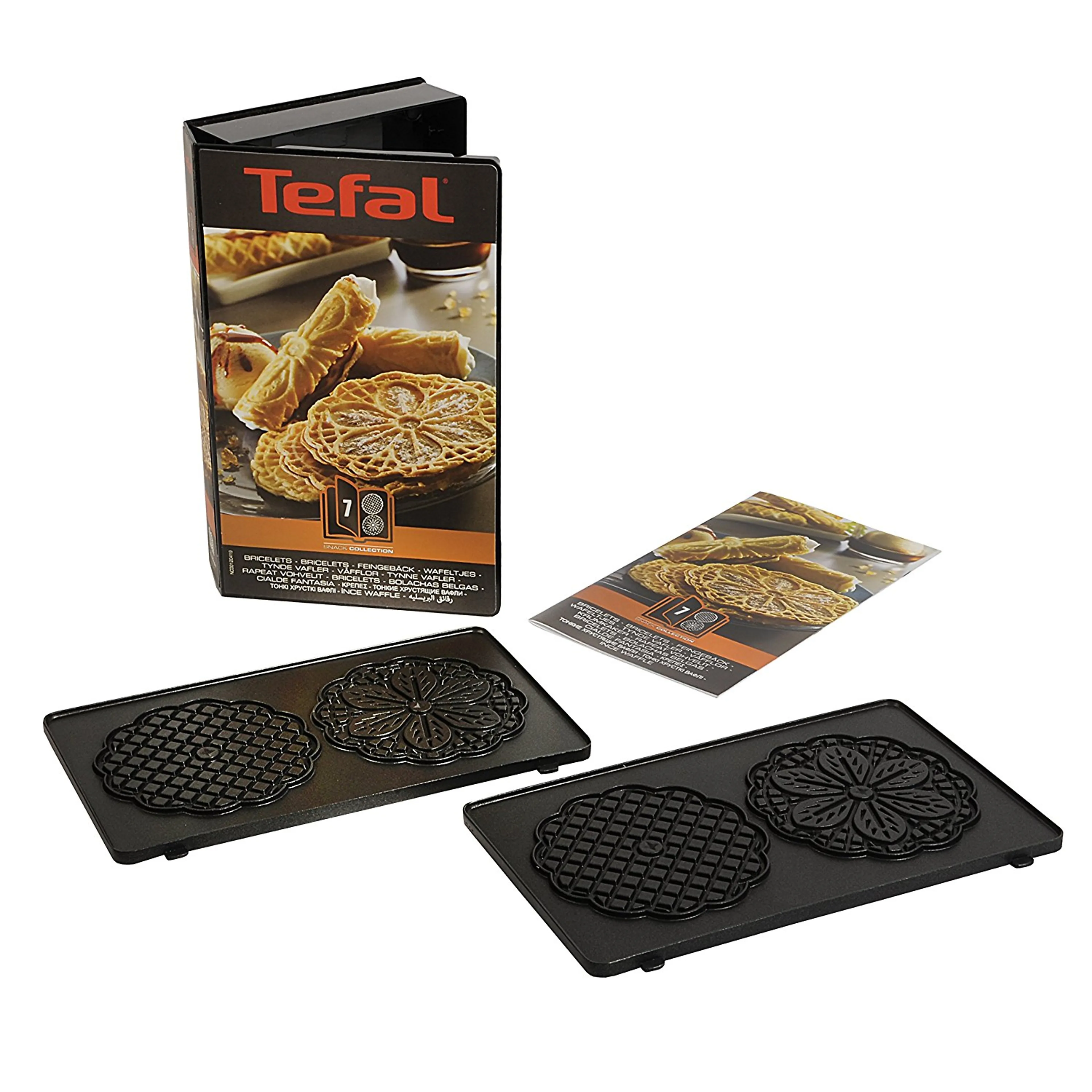 Tefal bloemvormige wafelplaten Snack Collection