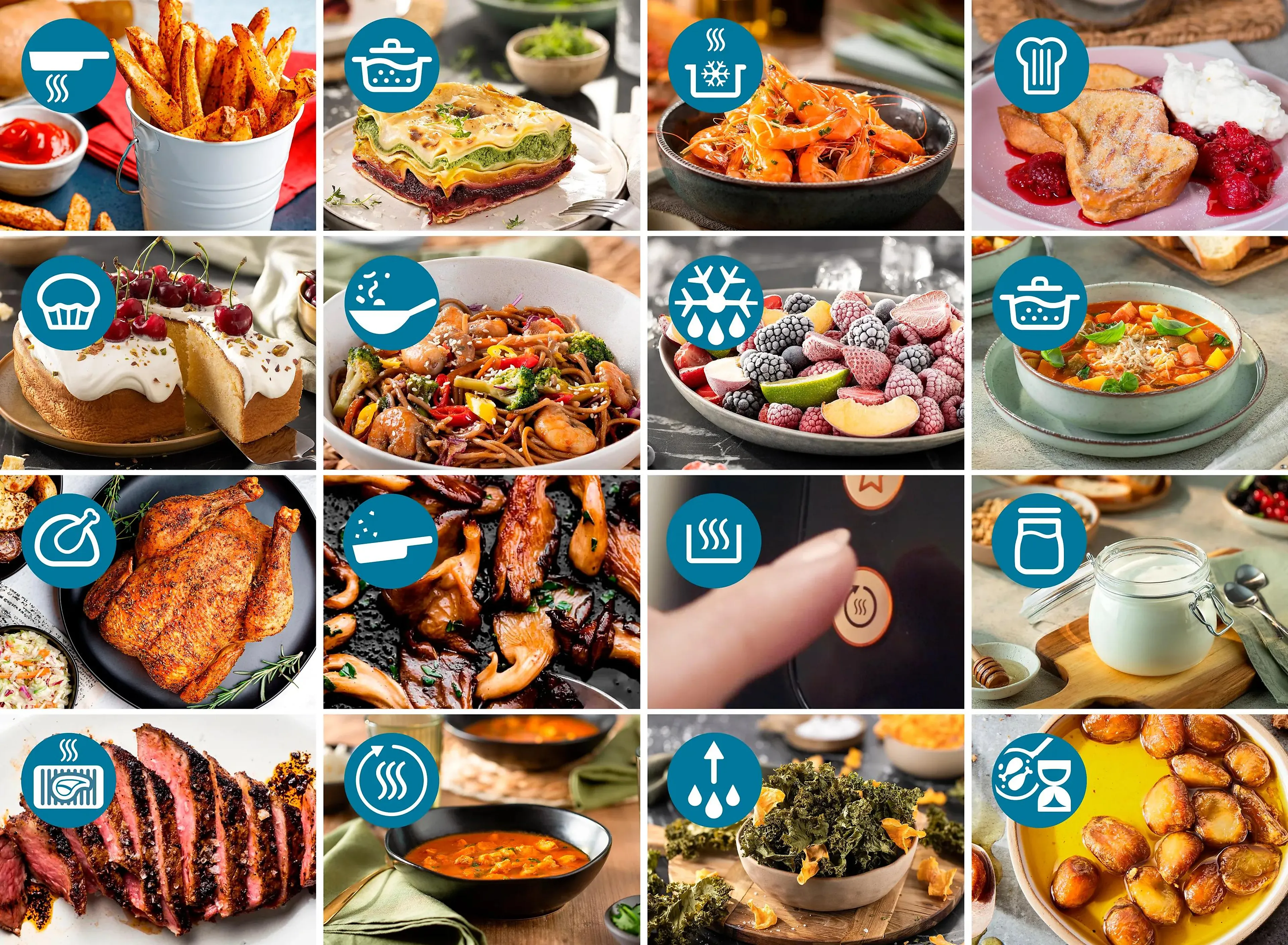 Philips Airfryer série 3000 7,2 l - fenêtre - 16 modes de cuisson - cuisson 24H