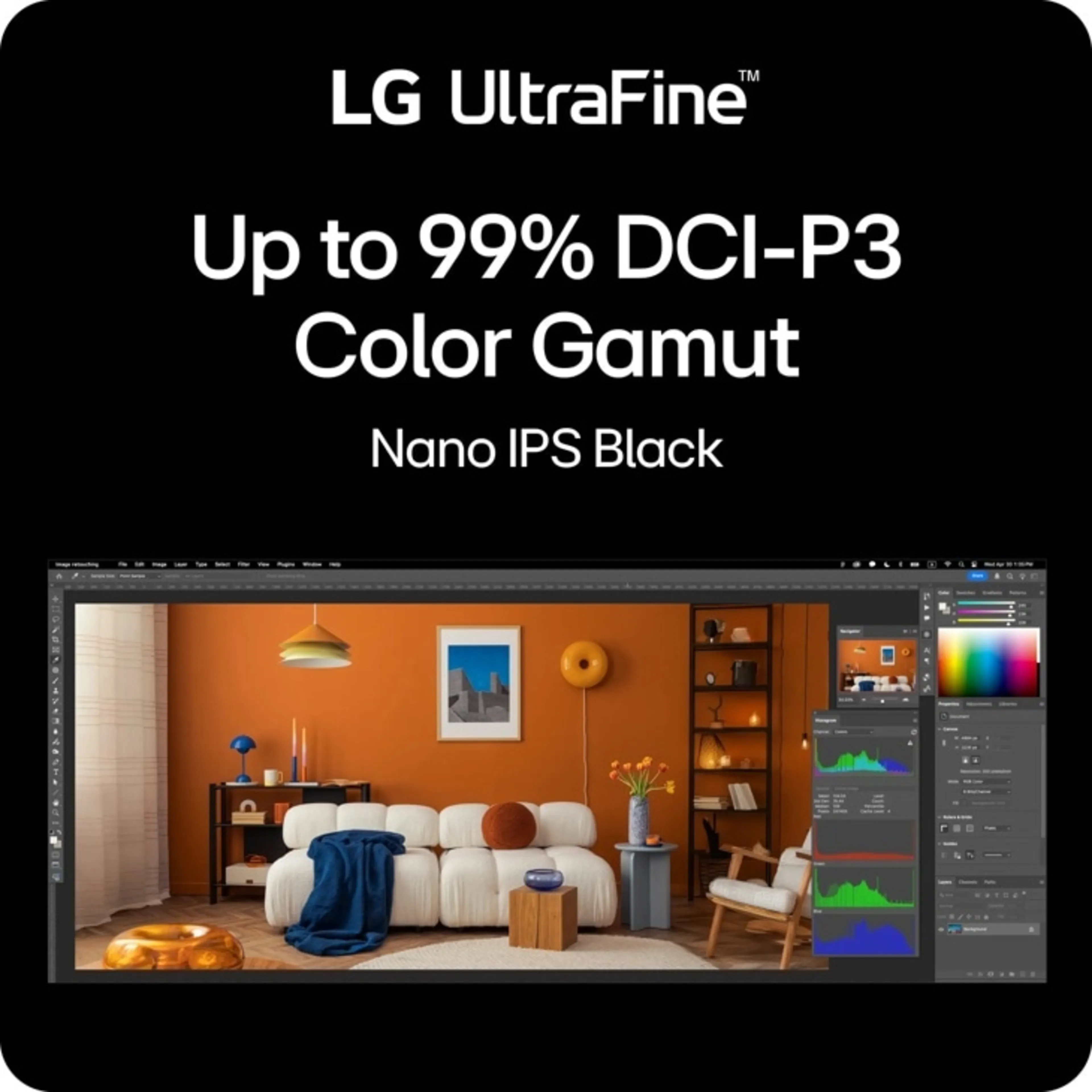 LG UltraFine 40U990A-W - 40" 5K2K Nano IPS Black - Thunderbolt 5 - 96W PD - Curved 2500R