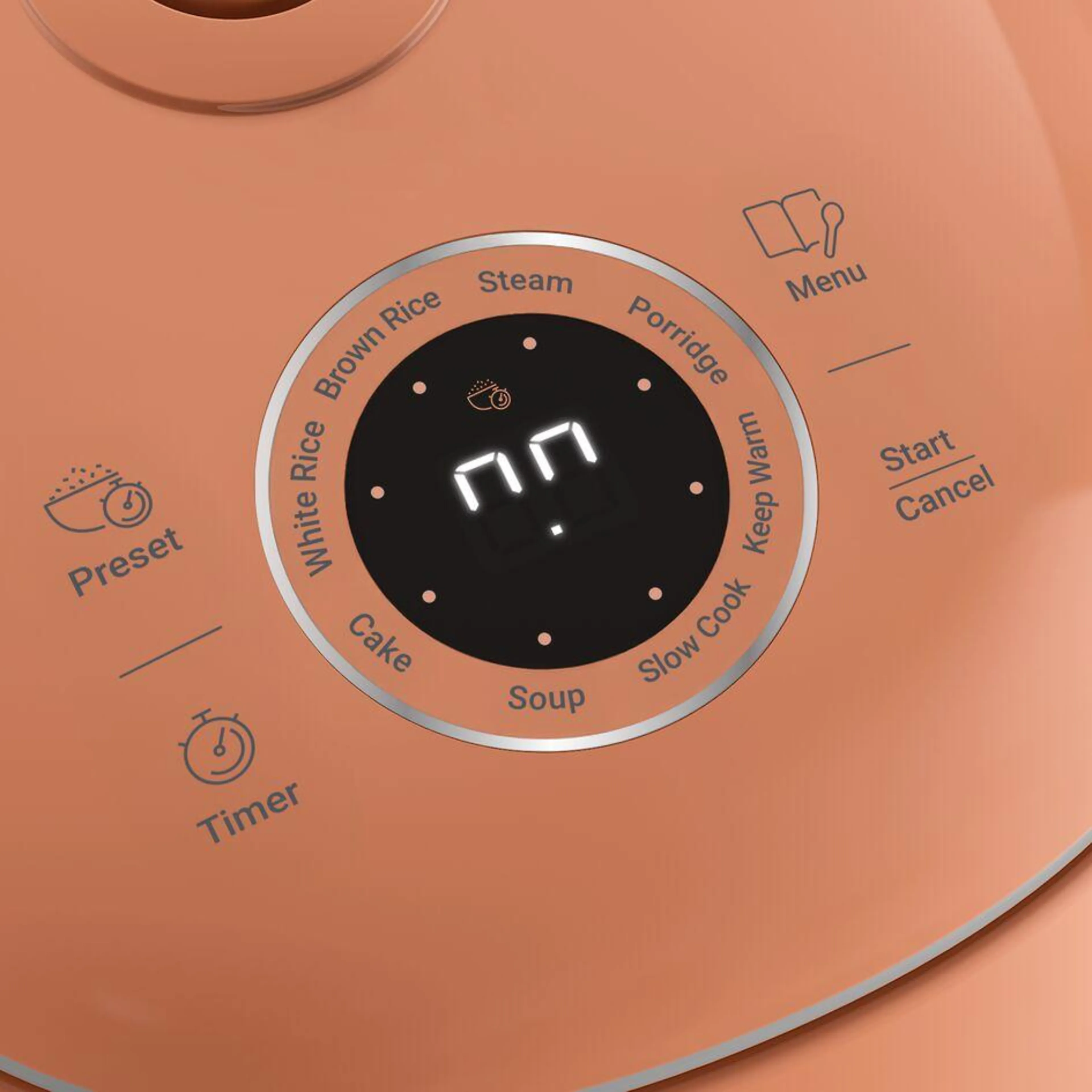 Tefal Pop compacte rijstkoker 2L 8 programma’s 24 uur uitgestelde start