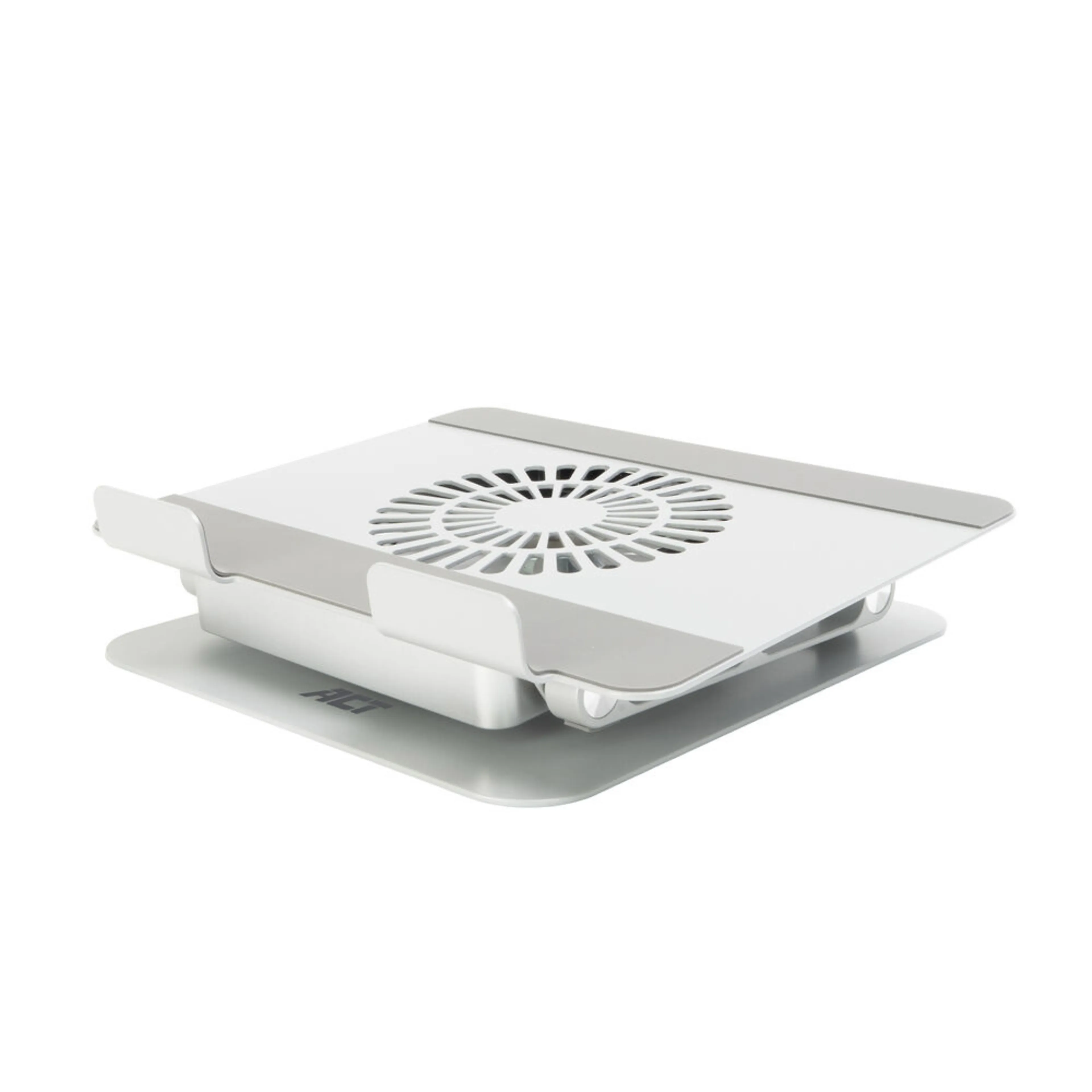 ACT support de refroidissement pivotant pour ordinateur portable - réglable en hauteur - ventilateur USB - antidérapant