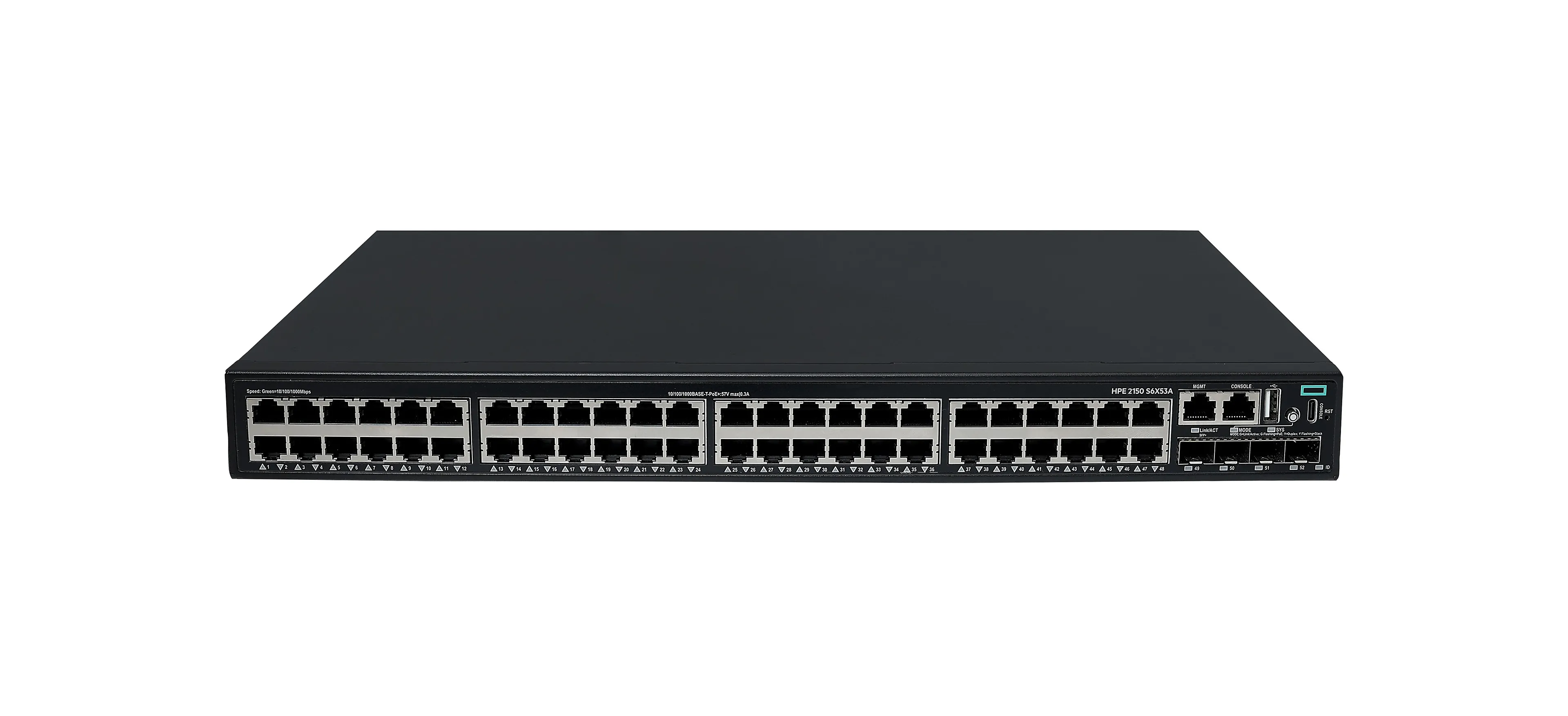 HP Enterprise CW 2150 48p 10M/100M/1G PoE+ 4p SFP+ 1G/10G 390W switch