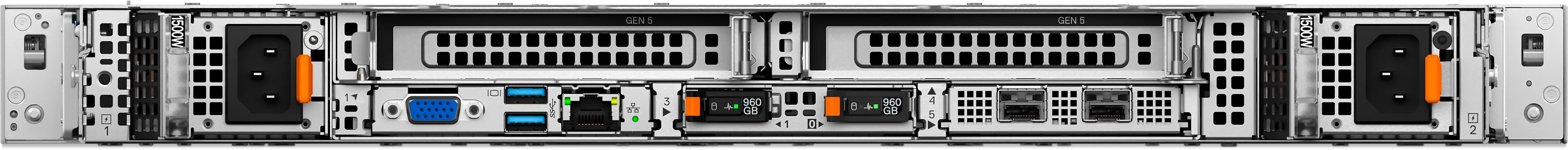 Dell PowerEdge R470 - Intel Xeon 6517P - 32Go DDR5 - 960Go SSD - PERC H965i