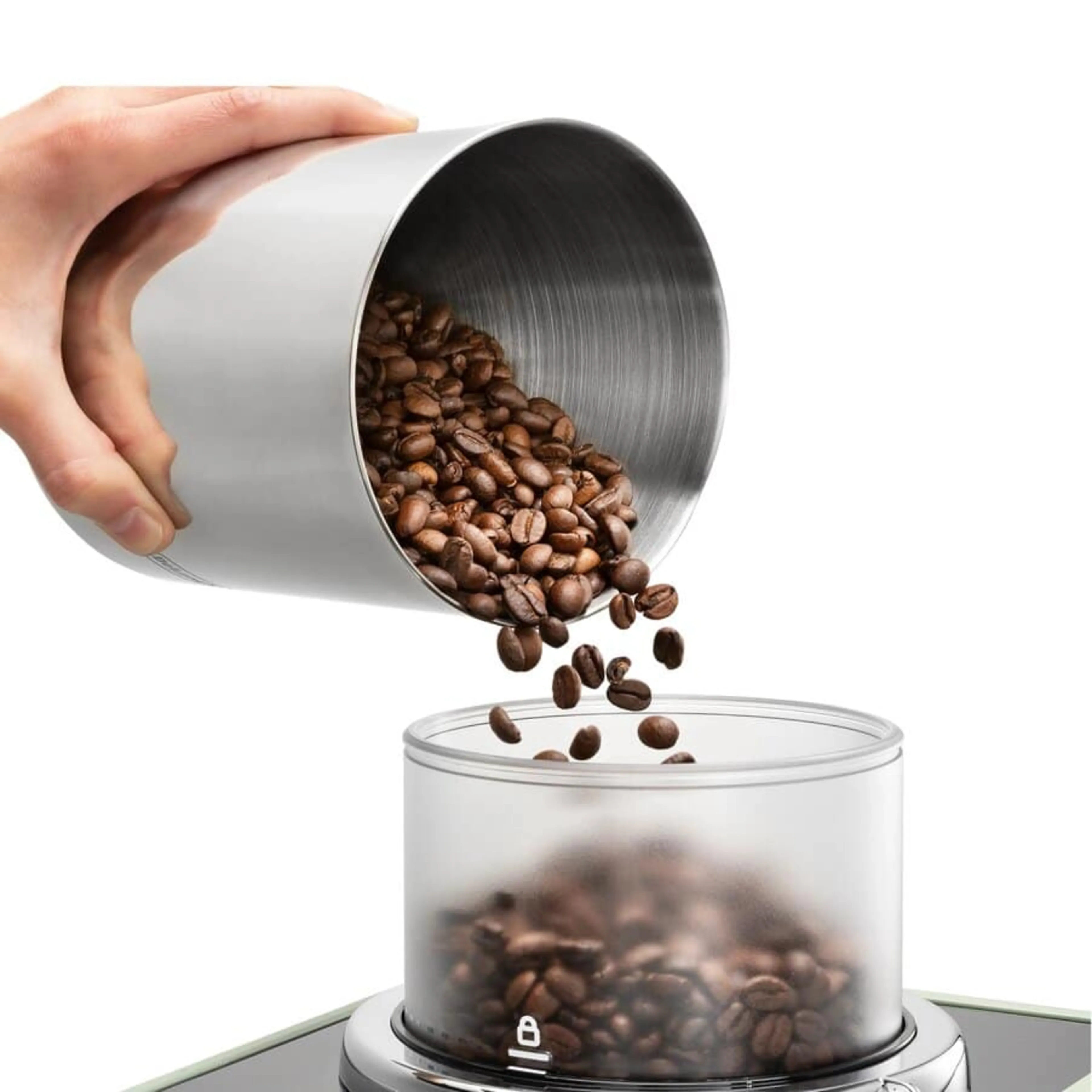DeLonghi Rivelia Start EXAM420.55.GR - volautomatische espressomachine - dubbele bonenreservoirs - 10 dranken - cold brew - jade groen