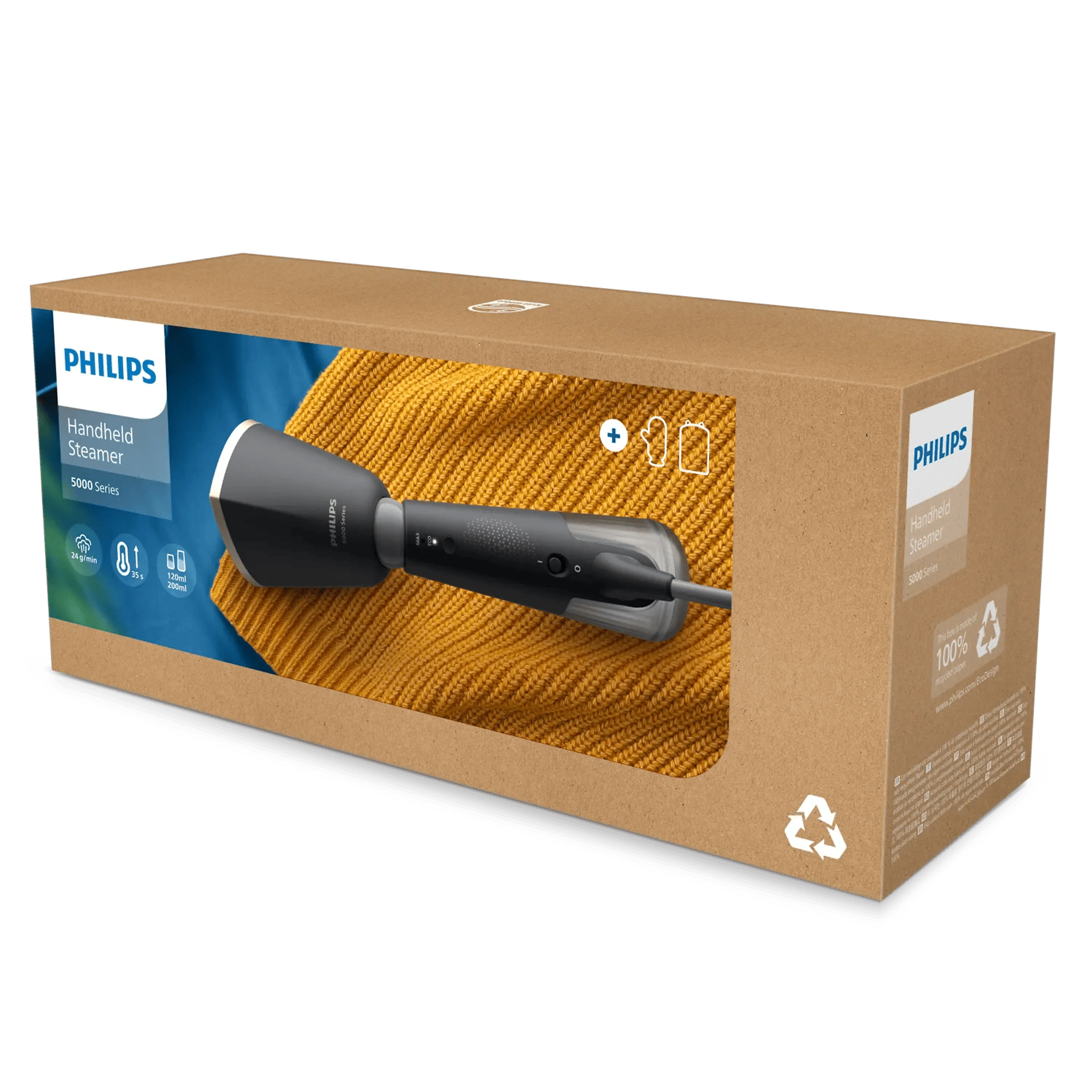 Philips 5000 series Handstomer uit de 5000-serie - 1300W - 24 g/min - donkergrijs
