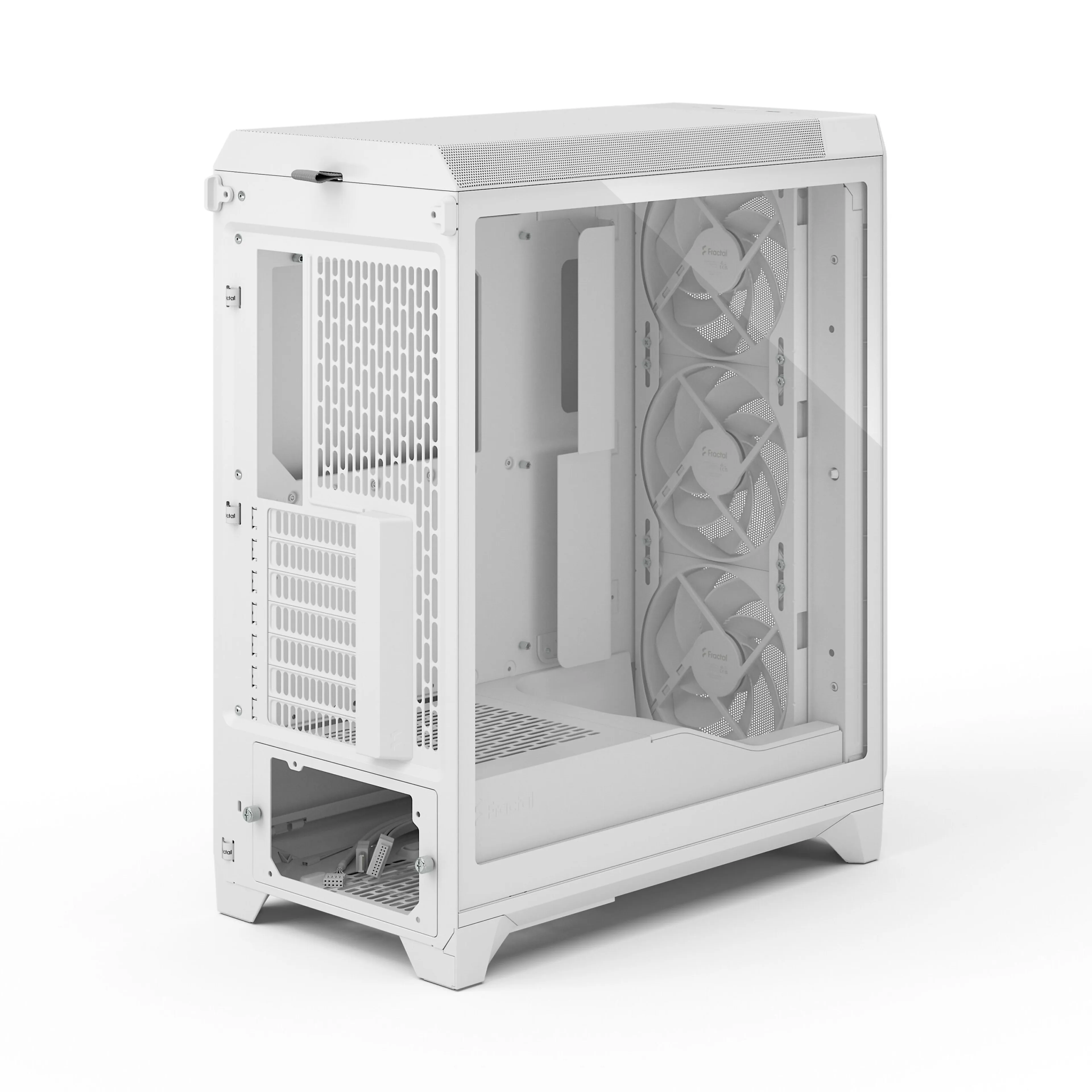 Fractal Design Meshify 3 White TG Clear Tint - E-ATX compatibel - USB Type-C 20 Gbps - 3 Momentum 14 fans