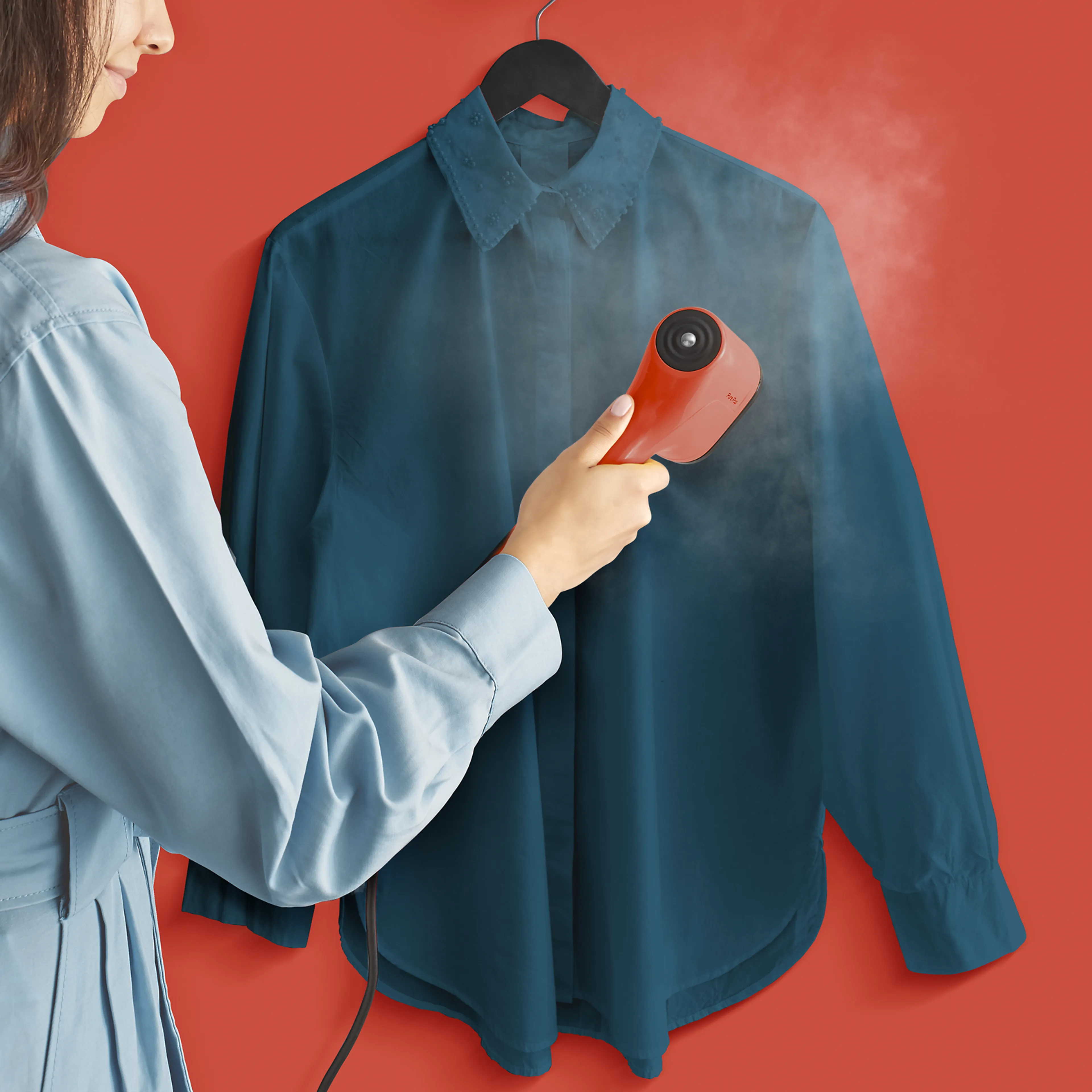 Tefal Pure Pop kledingstomer - Coral